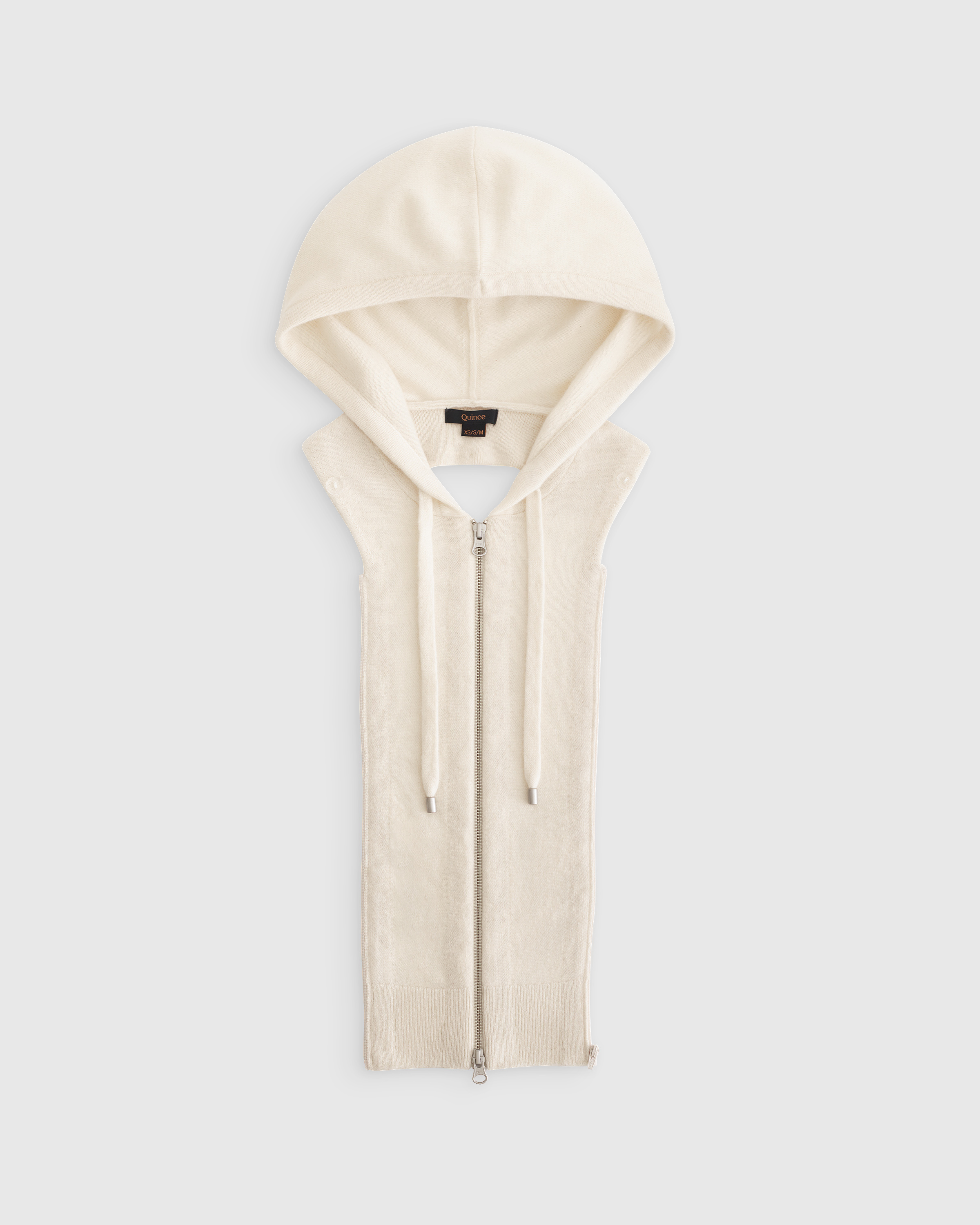 Shop Quince Women's 100% Mongolian Cashmere Hoodie Blazer Insert In Ivory