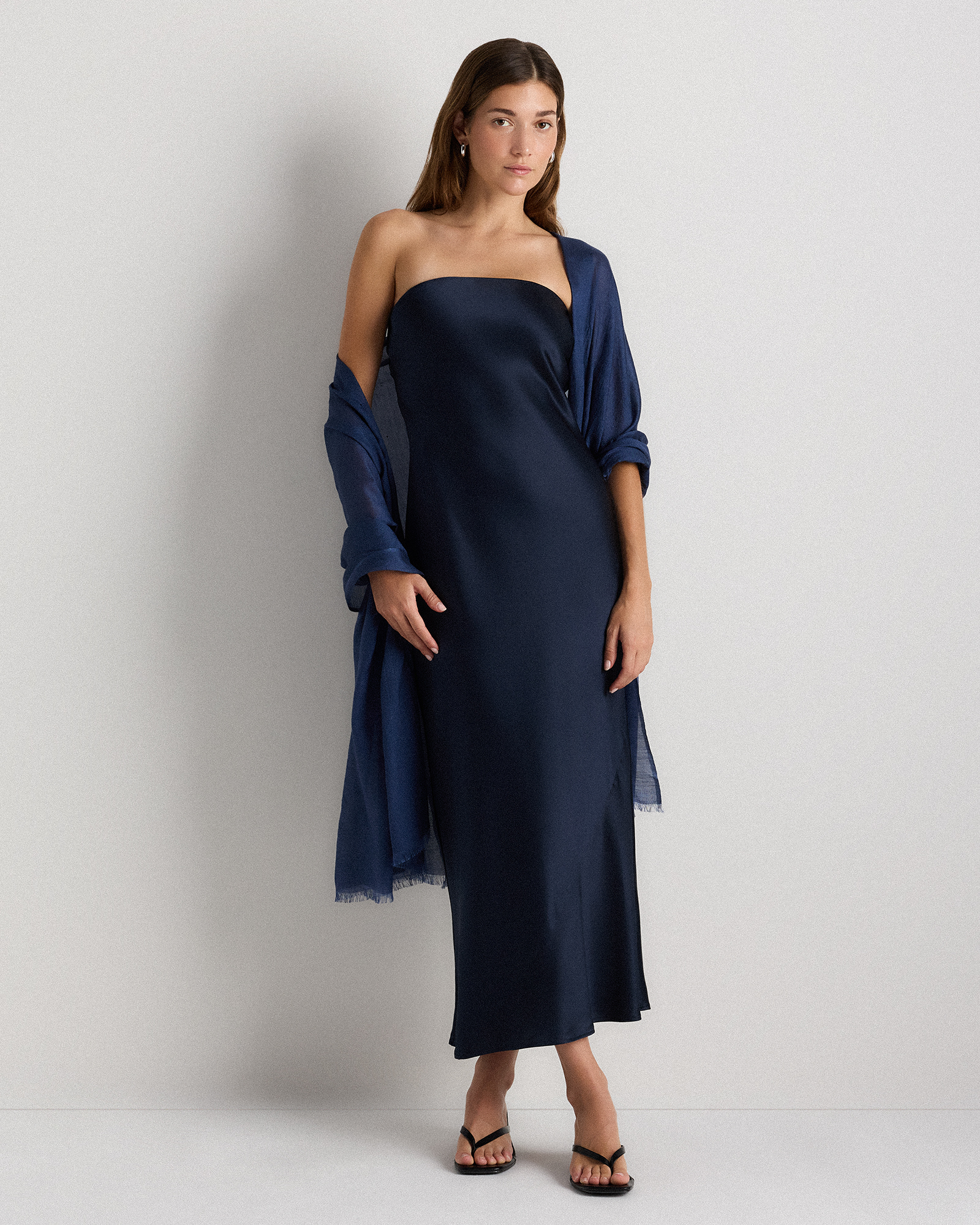 Crystal Embellished Featherweight Cashmere Silk Wrap