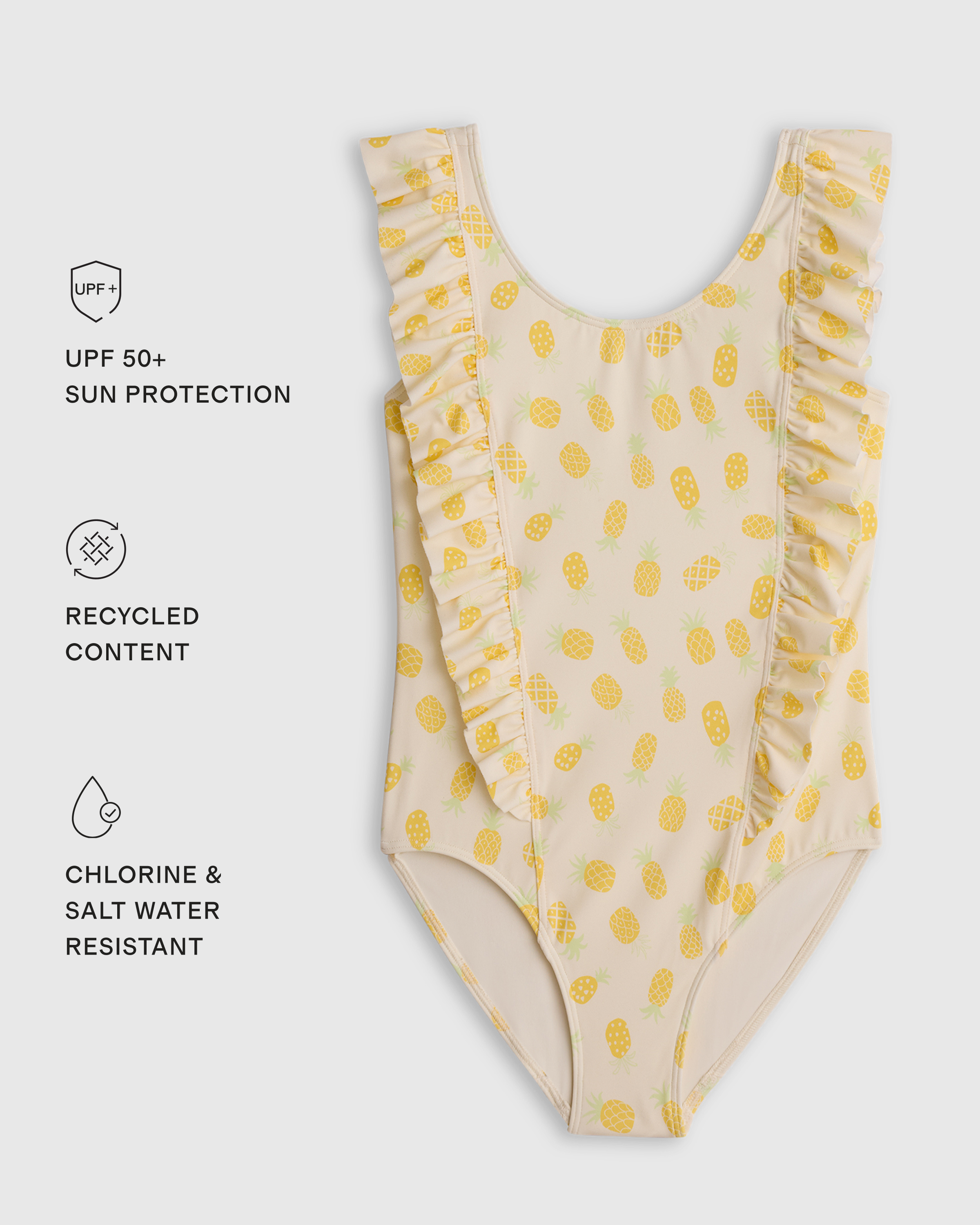 Ruffle One Piece Swimsuit - Baby - thumbnail 2
