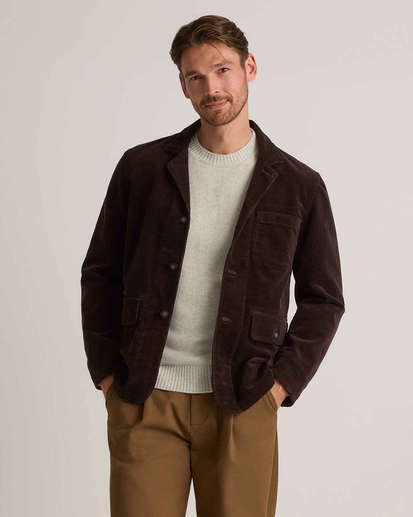 Organic Stretch Corduroy Chore Jacket
