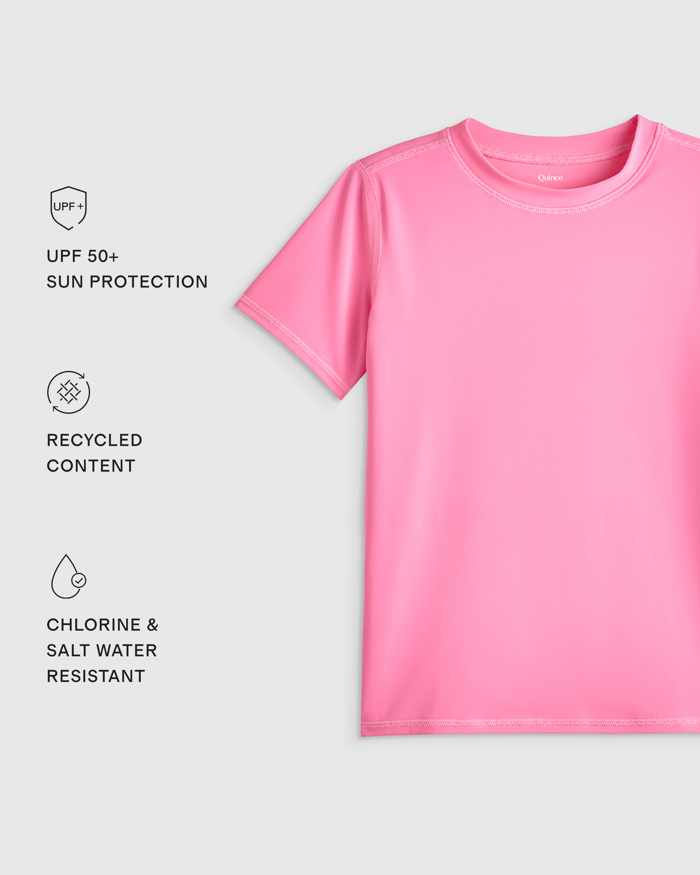 Short Sleeve Rash Guard Top - Toddler - thumbnail 2