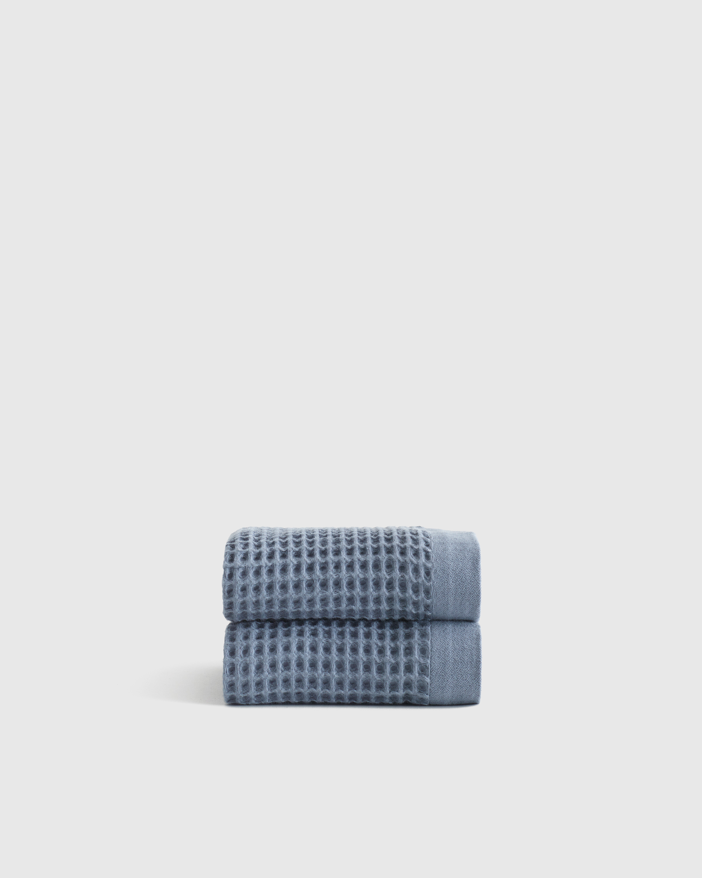 Quince Organic Turkish Waffle Hand Towels In Mineral