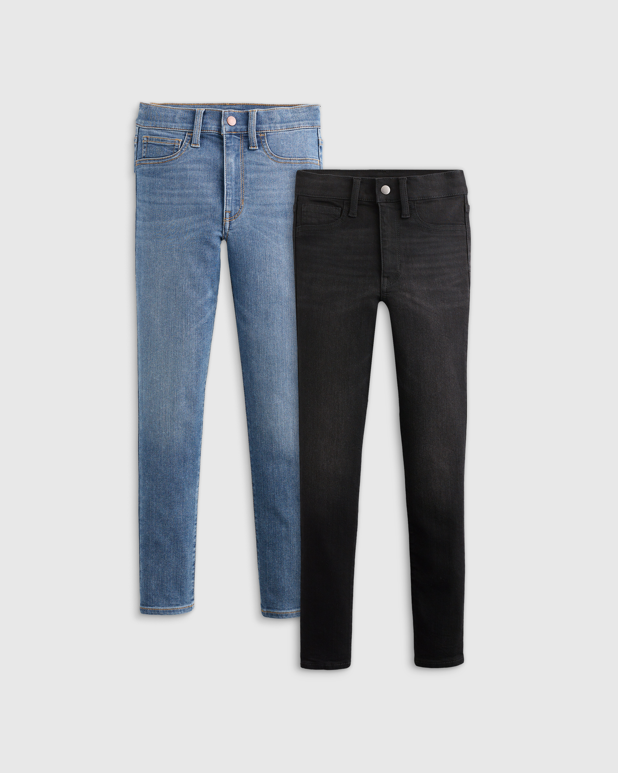 Next Size L Large 16-18 R Bleach Blue Jeans Contour Flex Skinny High Rise  Gift