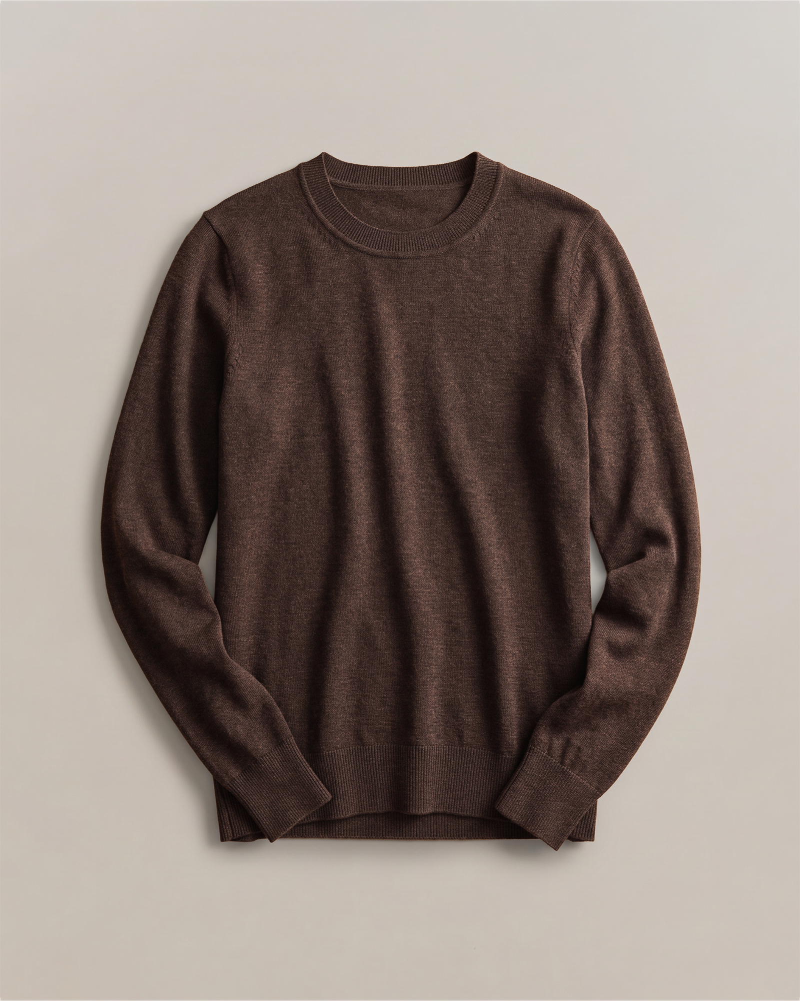 Lightweight Cotton Cashmere Crew Sweater 