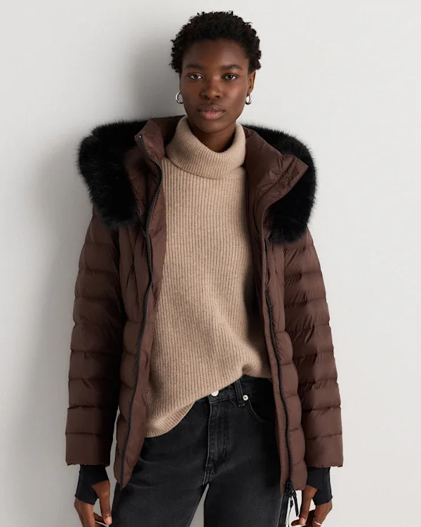 Responsible Down Belted Puffer Coat
