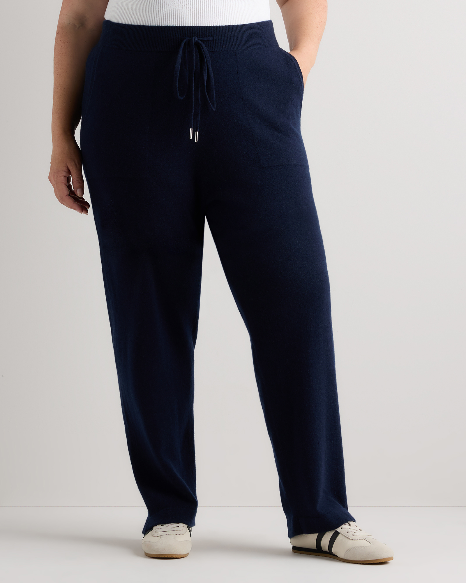 Mongolian Cashmere Straight Leg Pants