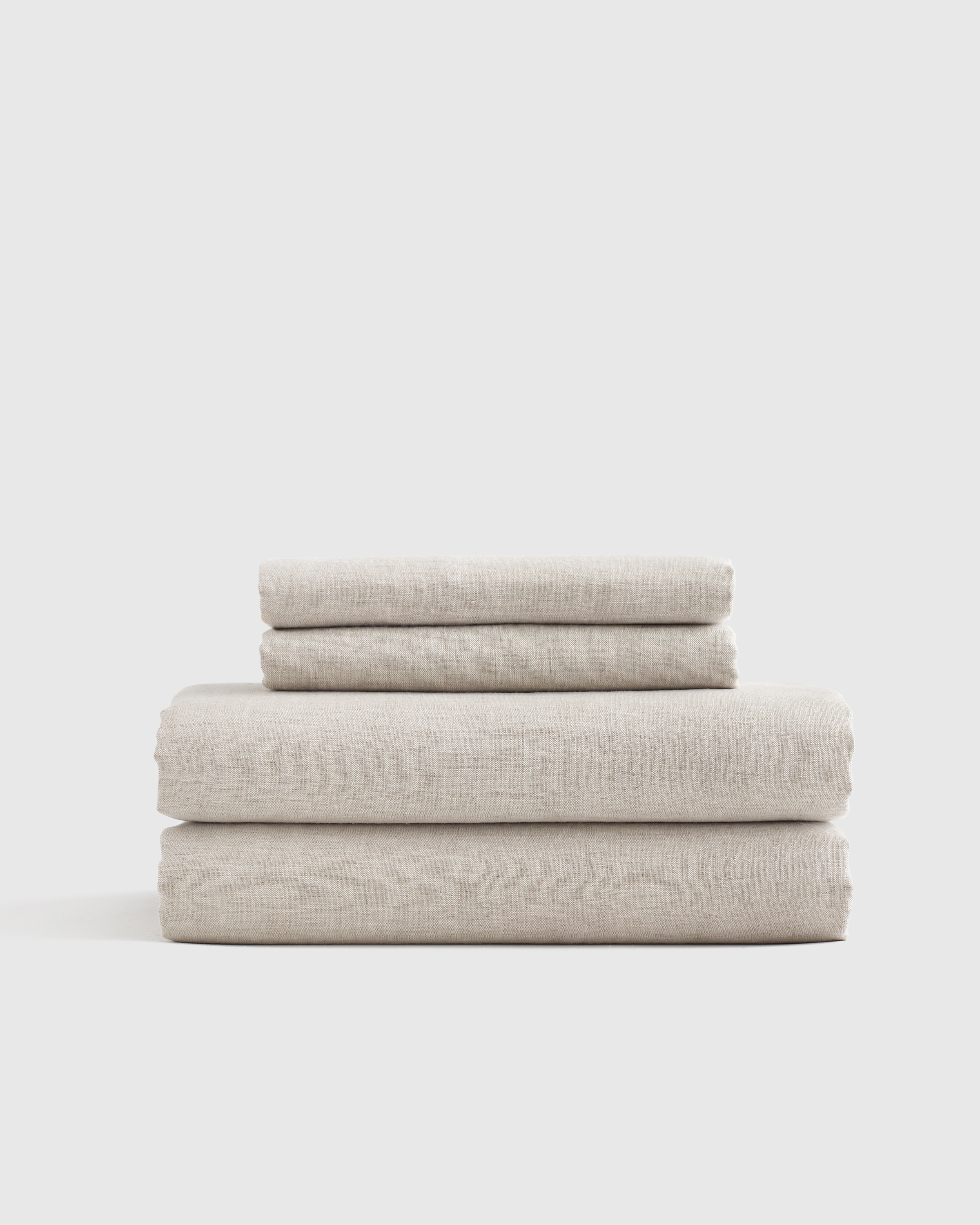European Linen Chambray Sheet Set - Natural