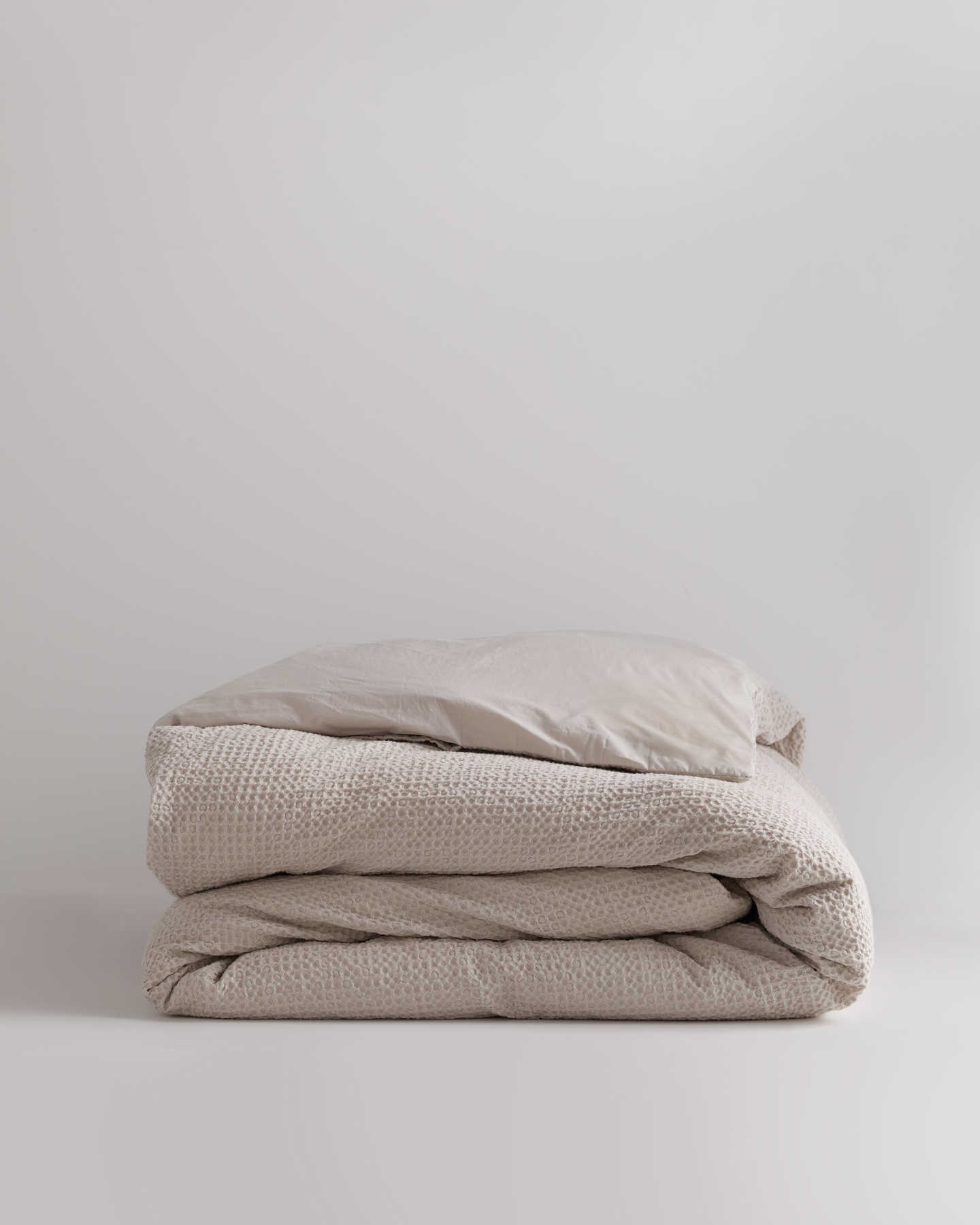 Organic Luxe Waffle Duvet Cover