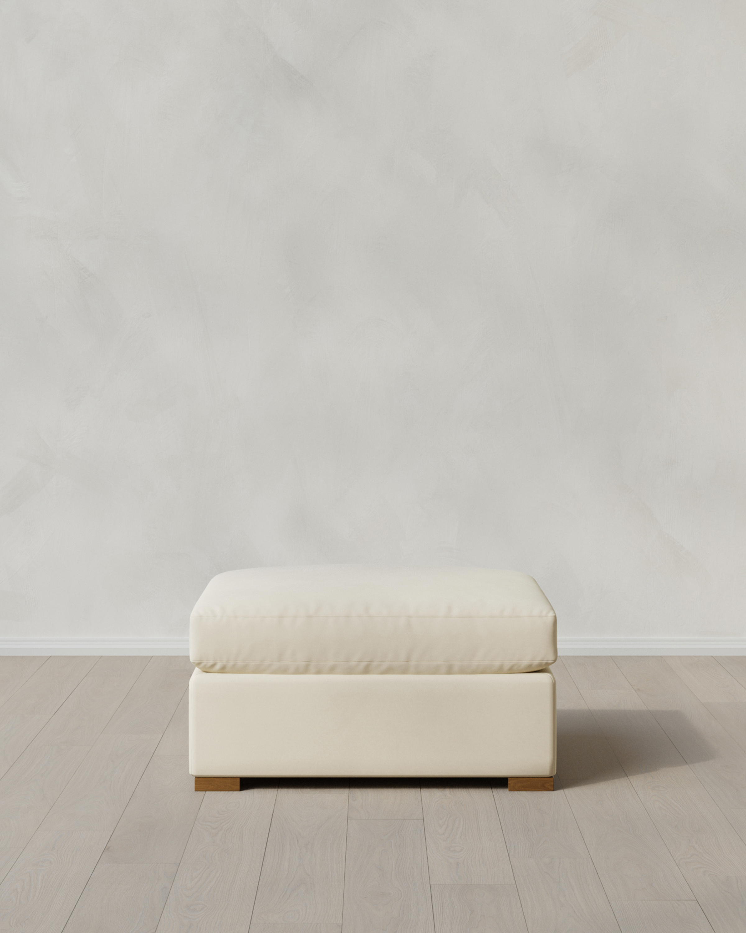 Hollis Slope Arm Ottoman in Performance Velvet - thumbnail 9