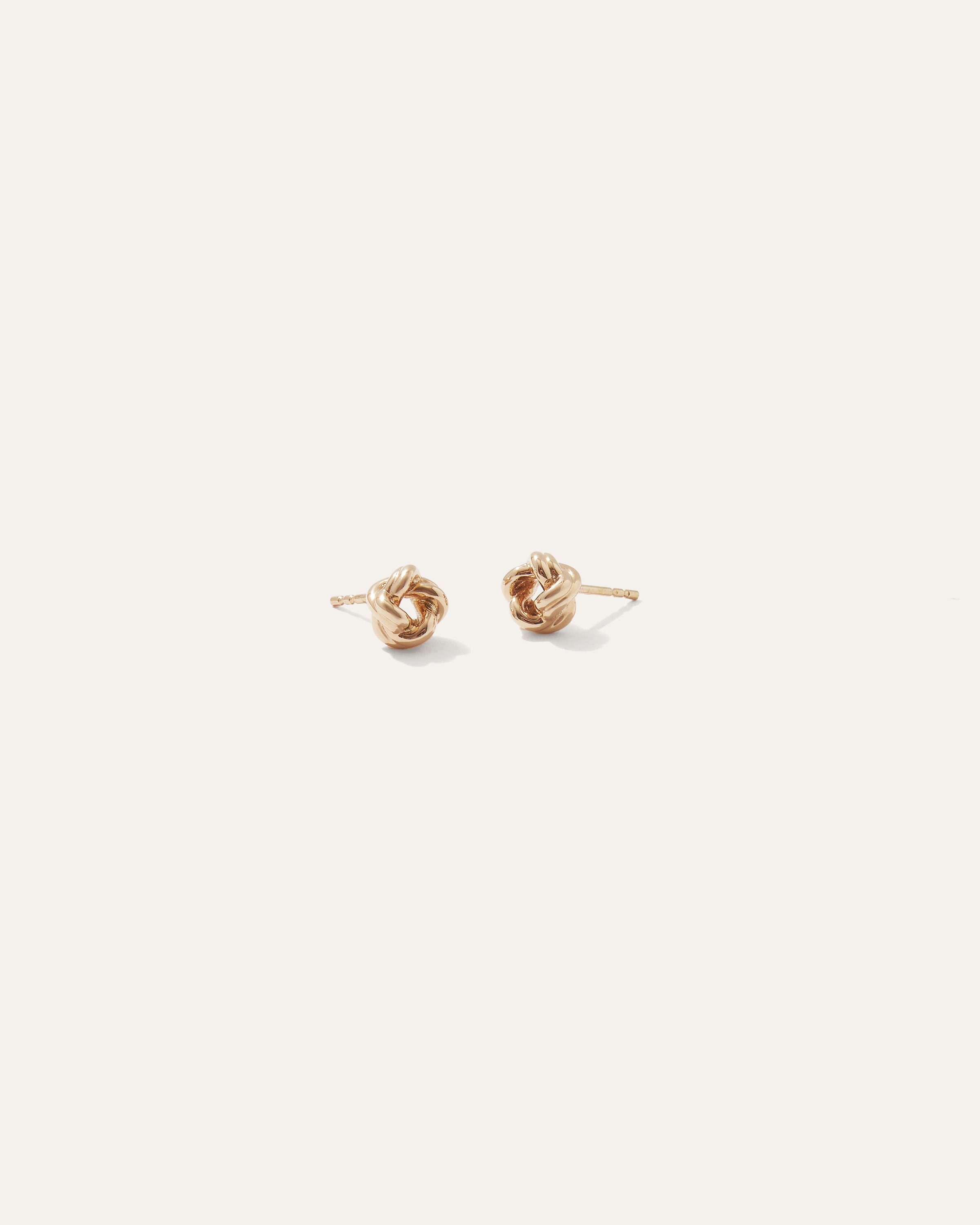 Quince Women's 14k Gold Love Knot Earrings