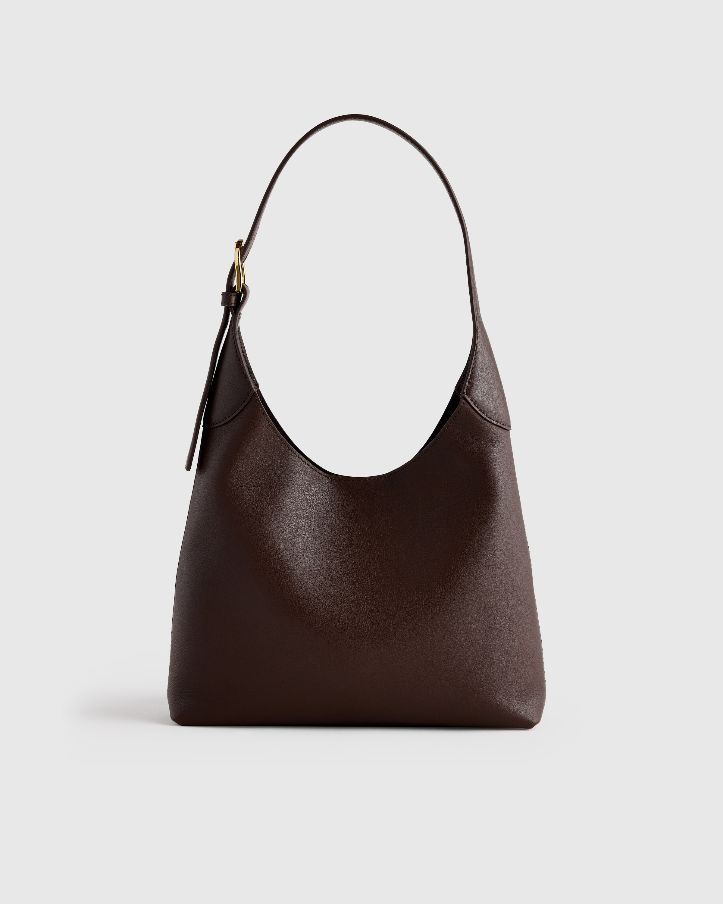 Full-Grain Leather Small Shoulder Bag