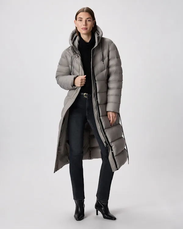 Responsible Down Belted Puffer Maxi Coat