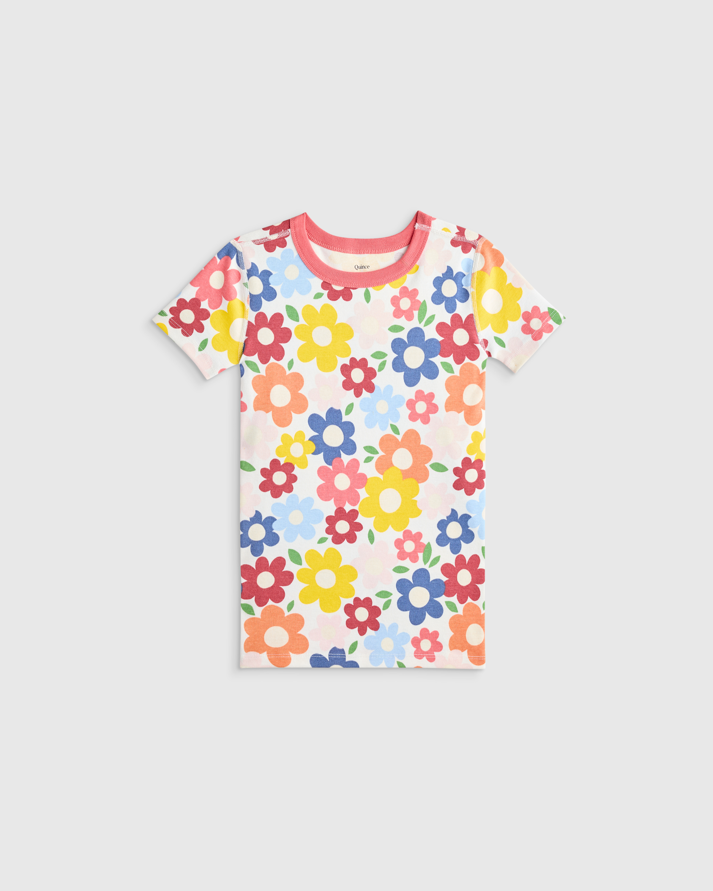 100% Organic Cotton Short Sleeve and Pant Pajama Set - thumbnail 2