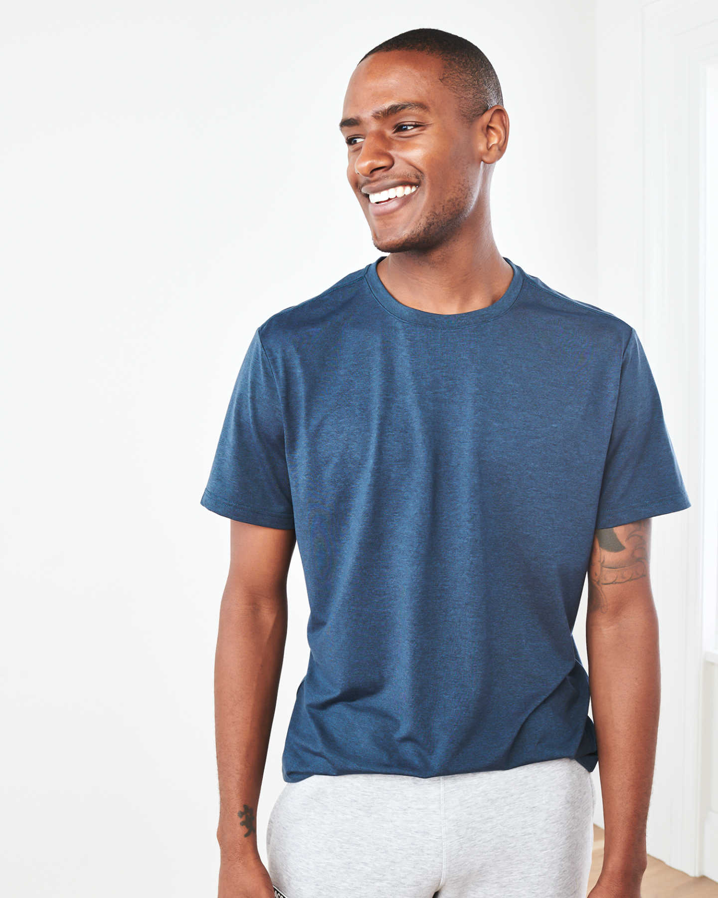 Pair With - Flowknit Ultra-Soft Performance Tee - Navy