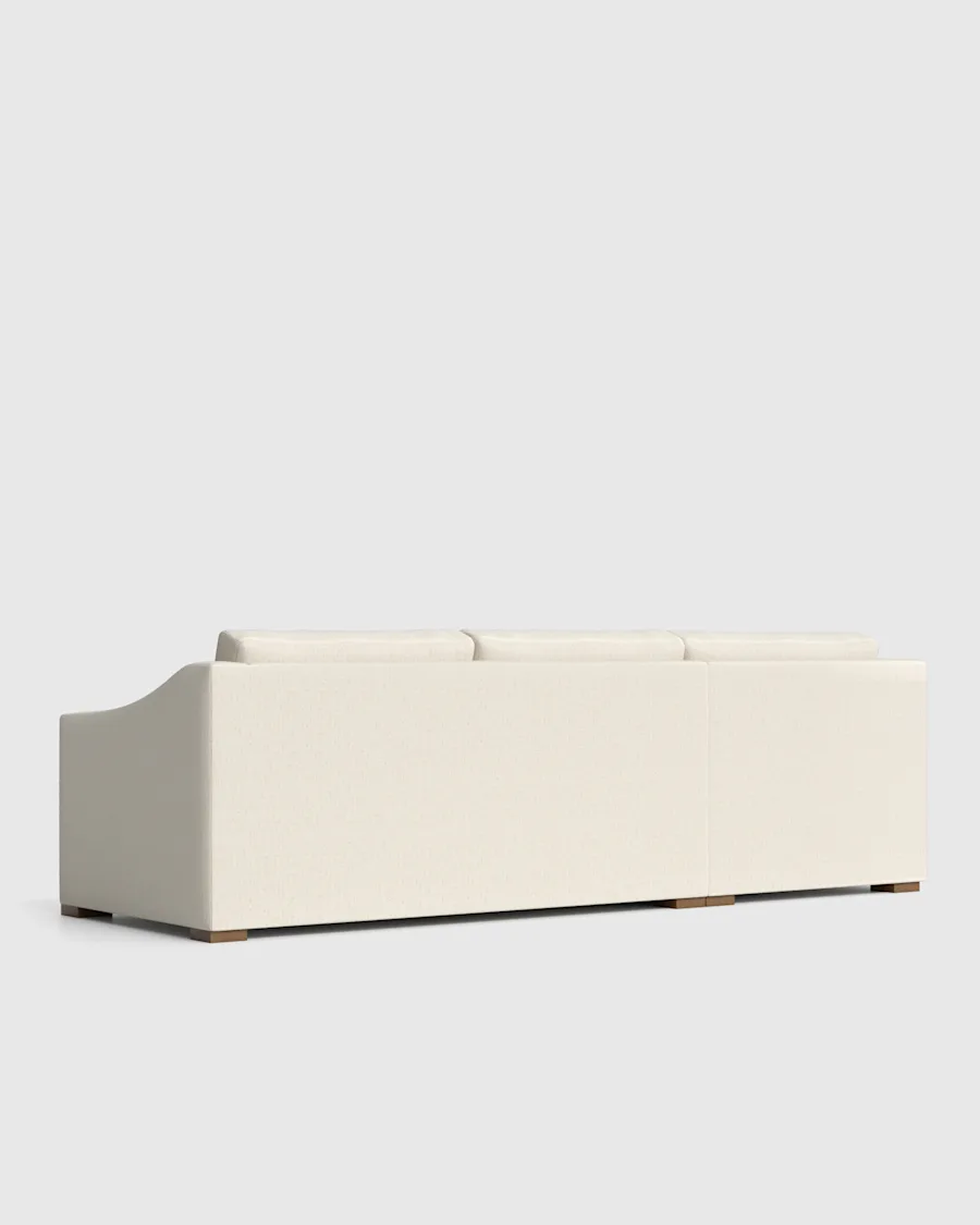 Hollis Slope Arm LSectional 118x118in Nomad Snow back angle