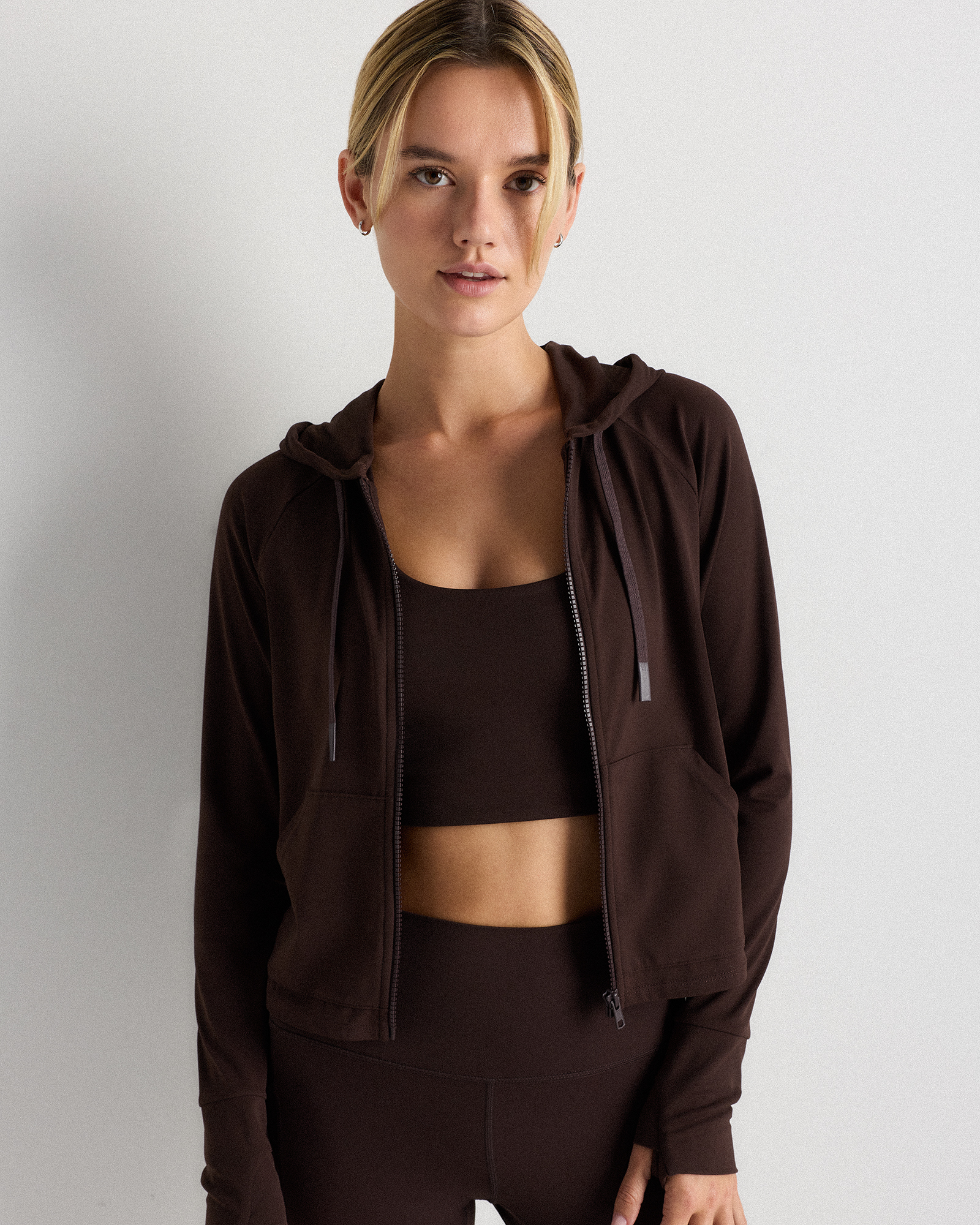 Ultra-Form Hooded Crop Jacket
