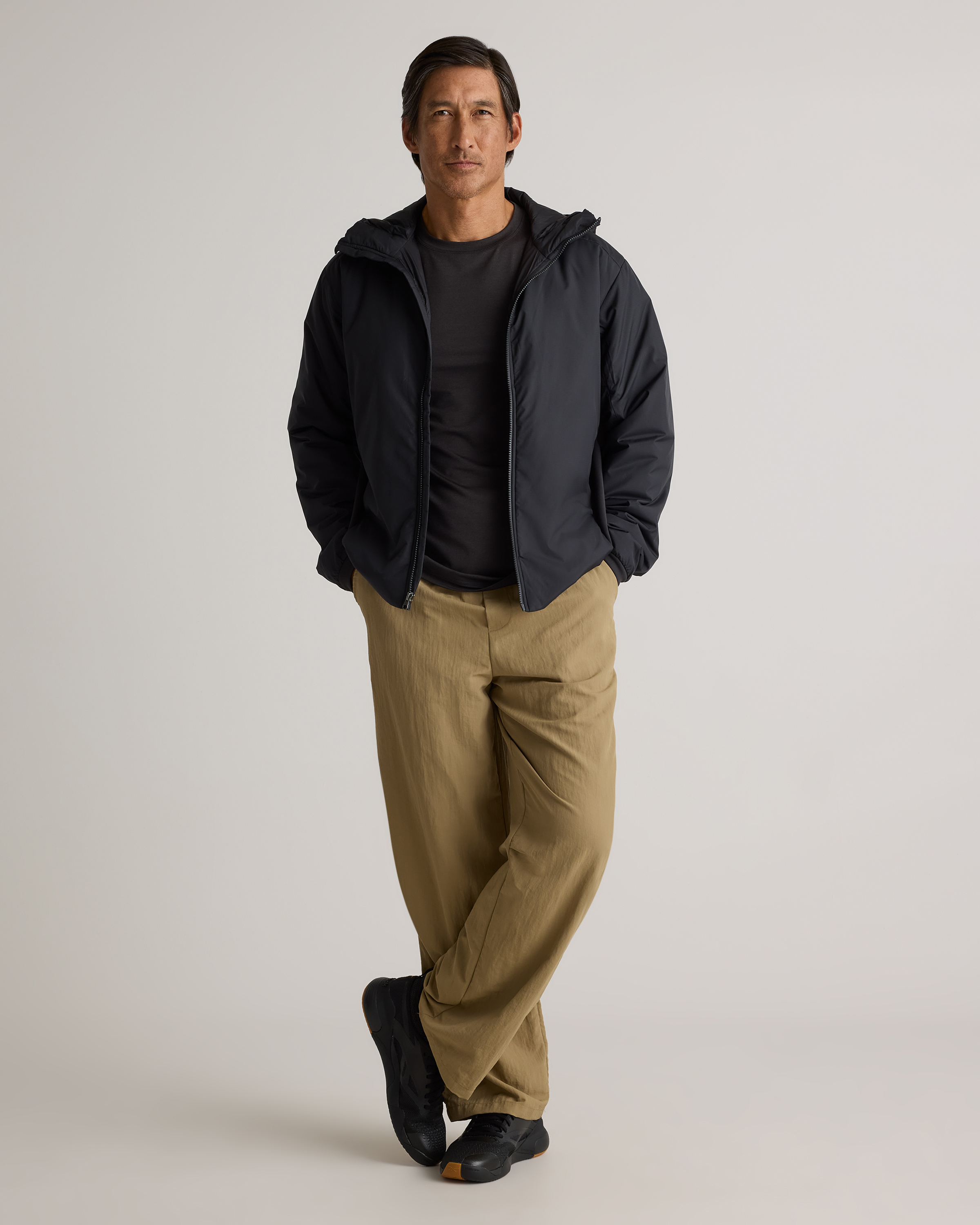 Hybrid Insulated Lightweight Hooded Jacket