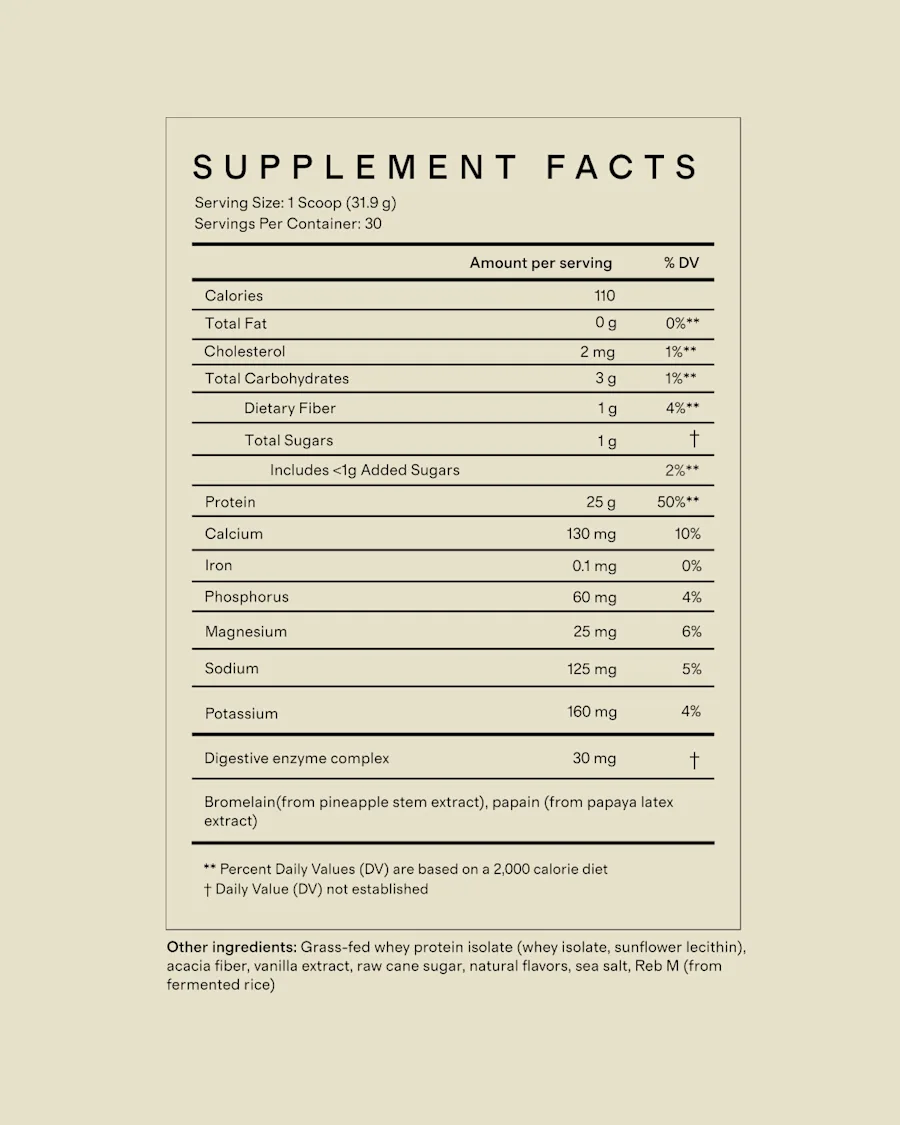 supplement facts