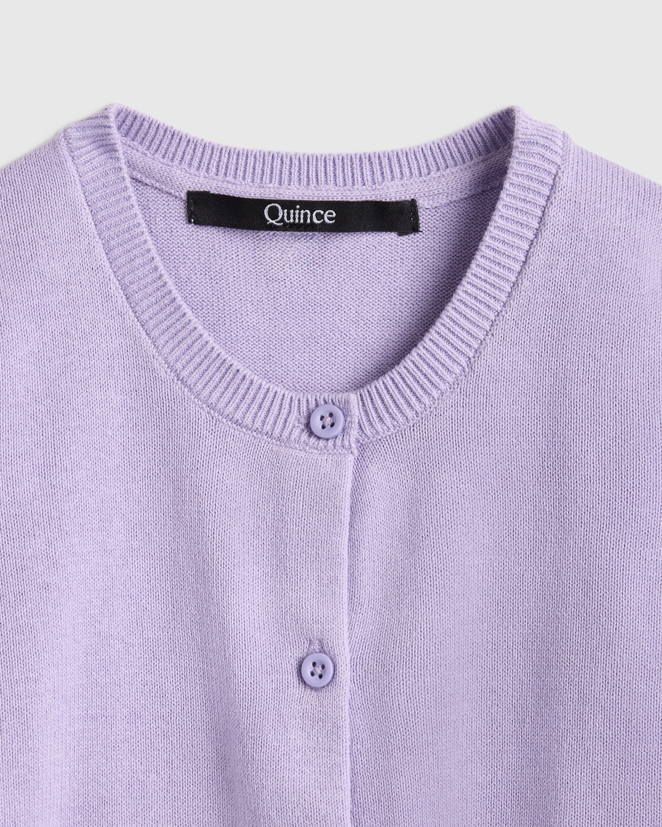 100% Organic Cotton Crewneck Cardigan - thumbnail 5