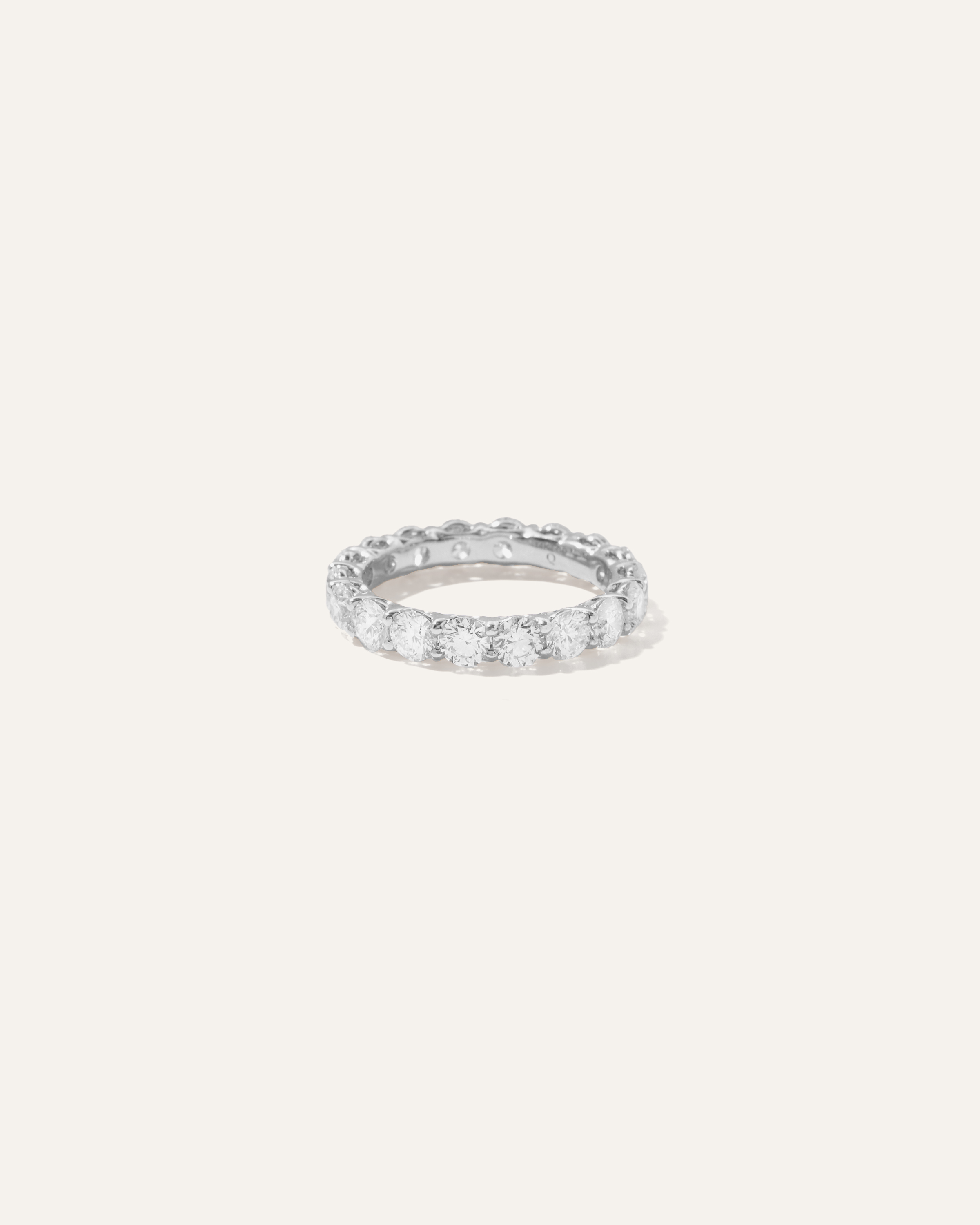 Quince Women's Lab Grown Diamond Round Eternity Band Rings In White Gold