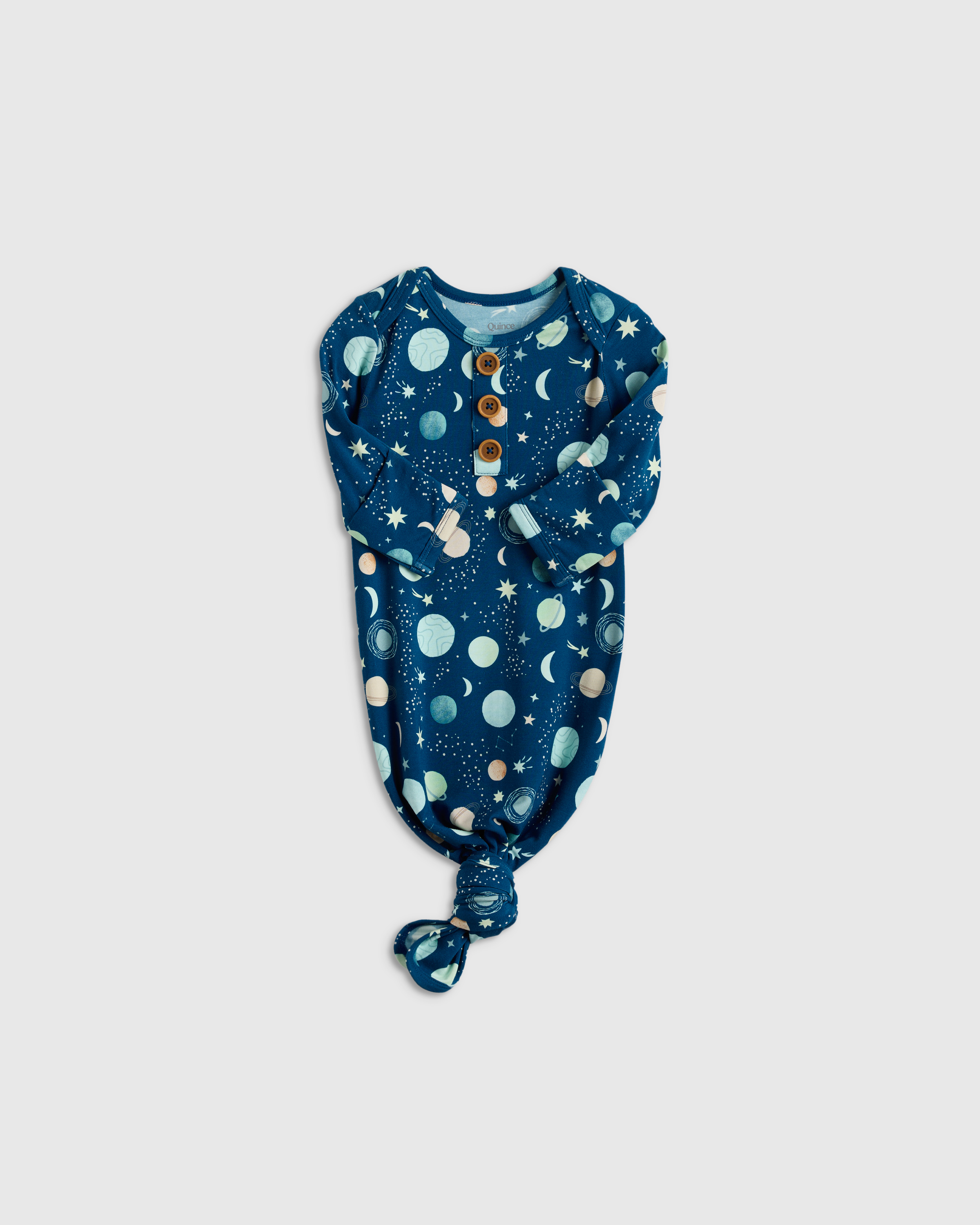 Bamboo Gown, Hat & Swaddle Set - thumbnail 2