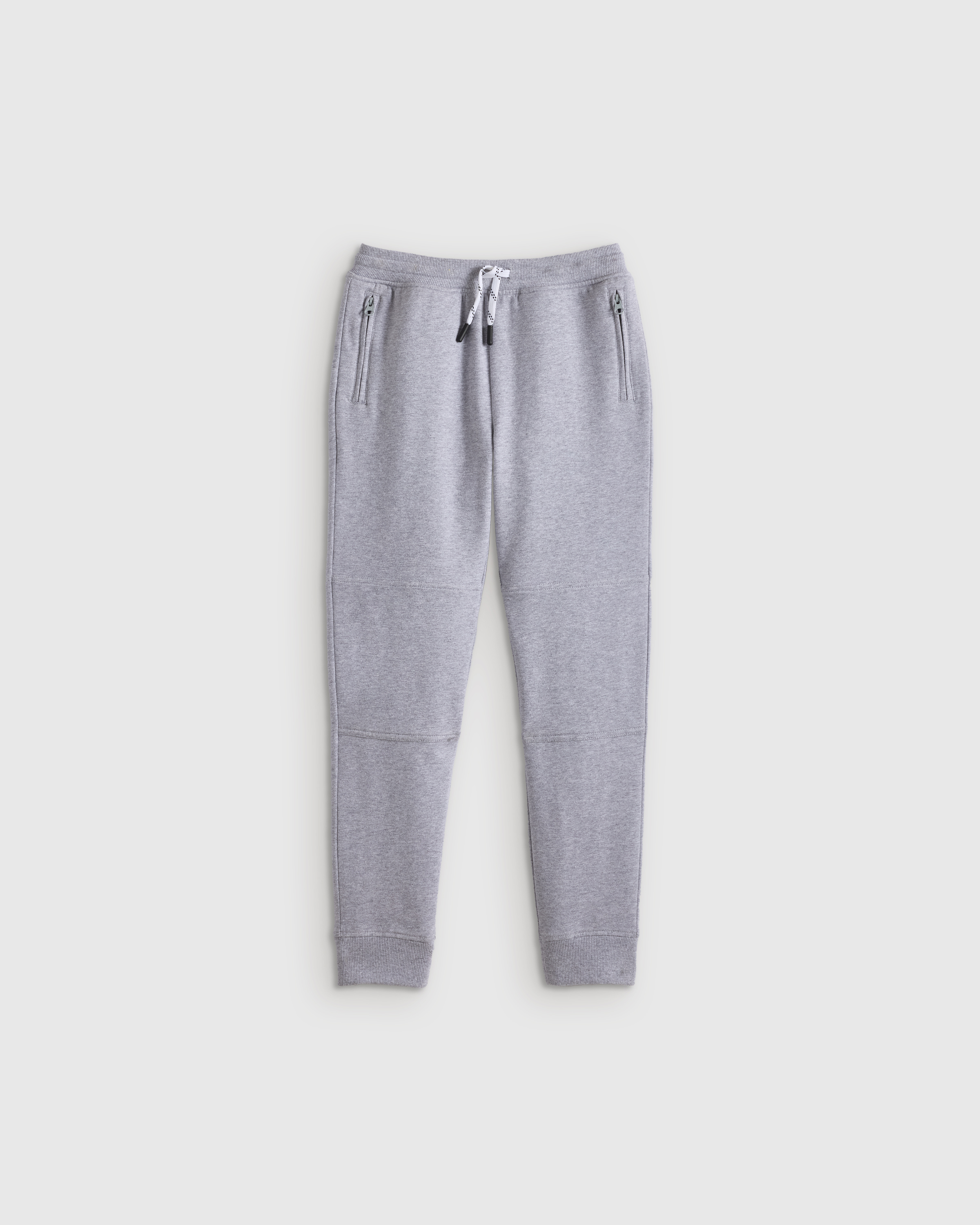 Organic Cotton French Terry Reinforced Knee Slim Jogger - Kid