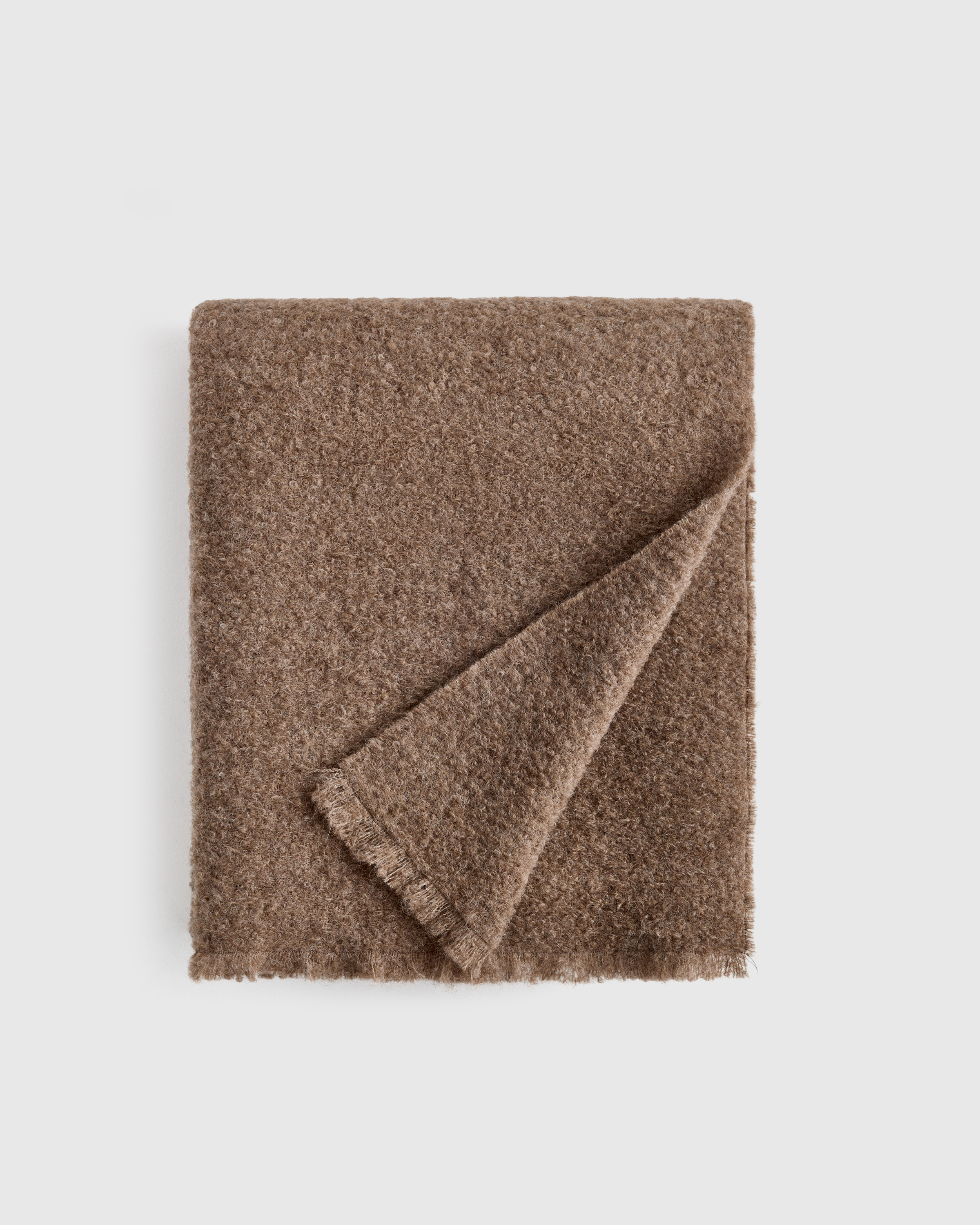 Alpaca Boucle Throw by Quince