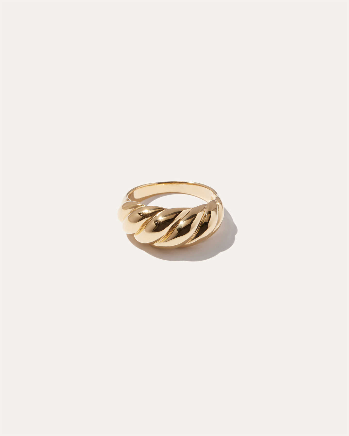 Croissant Ring - Gold Vermeil - 0