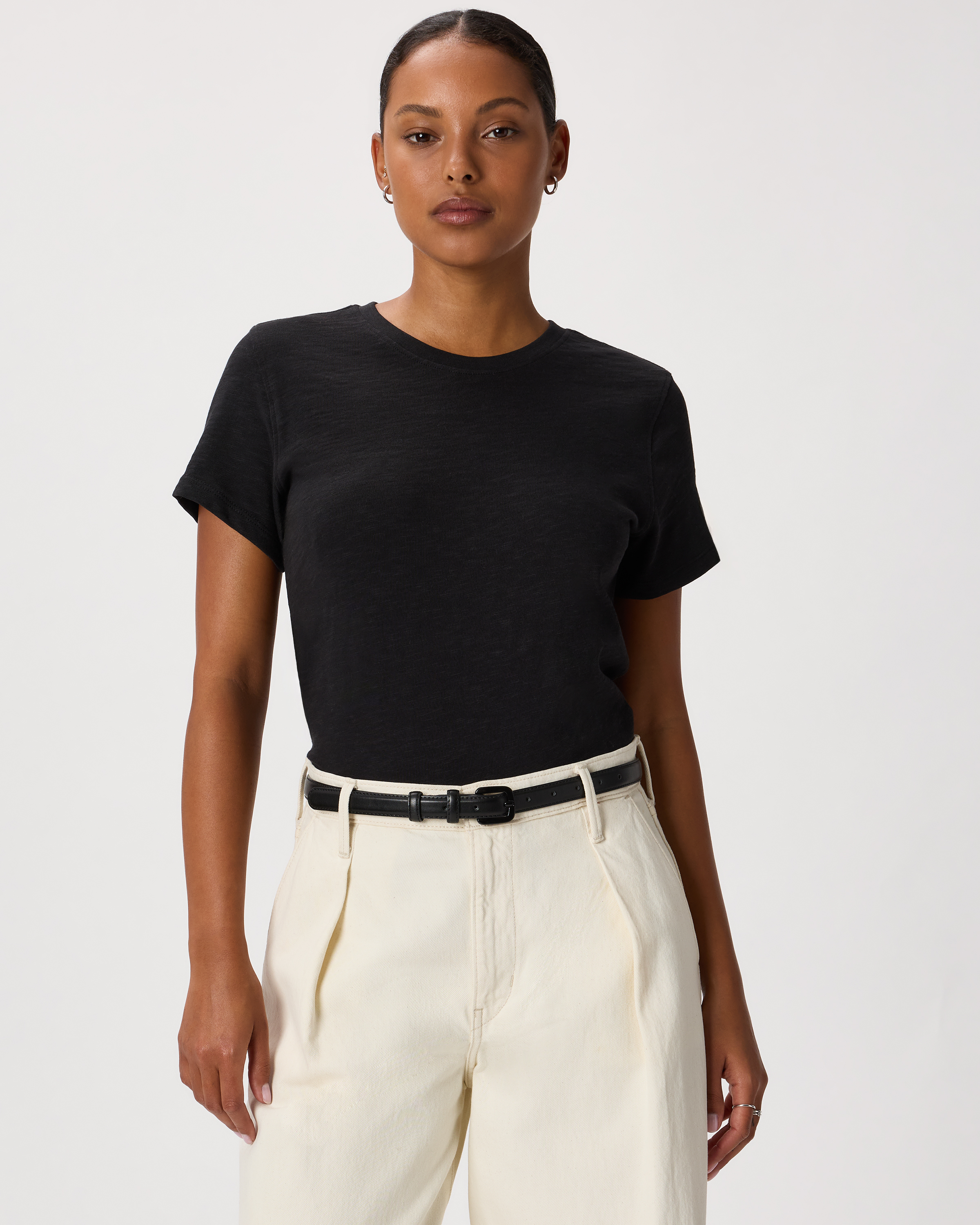 100% Organic Cotton Slub Crewneck Tee