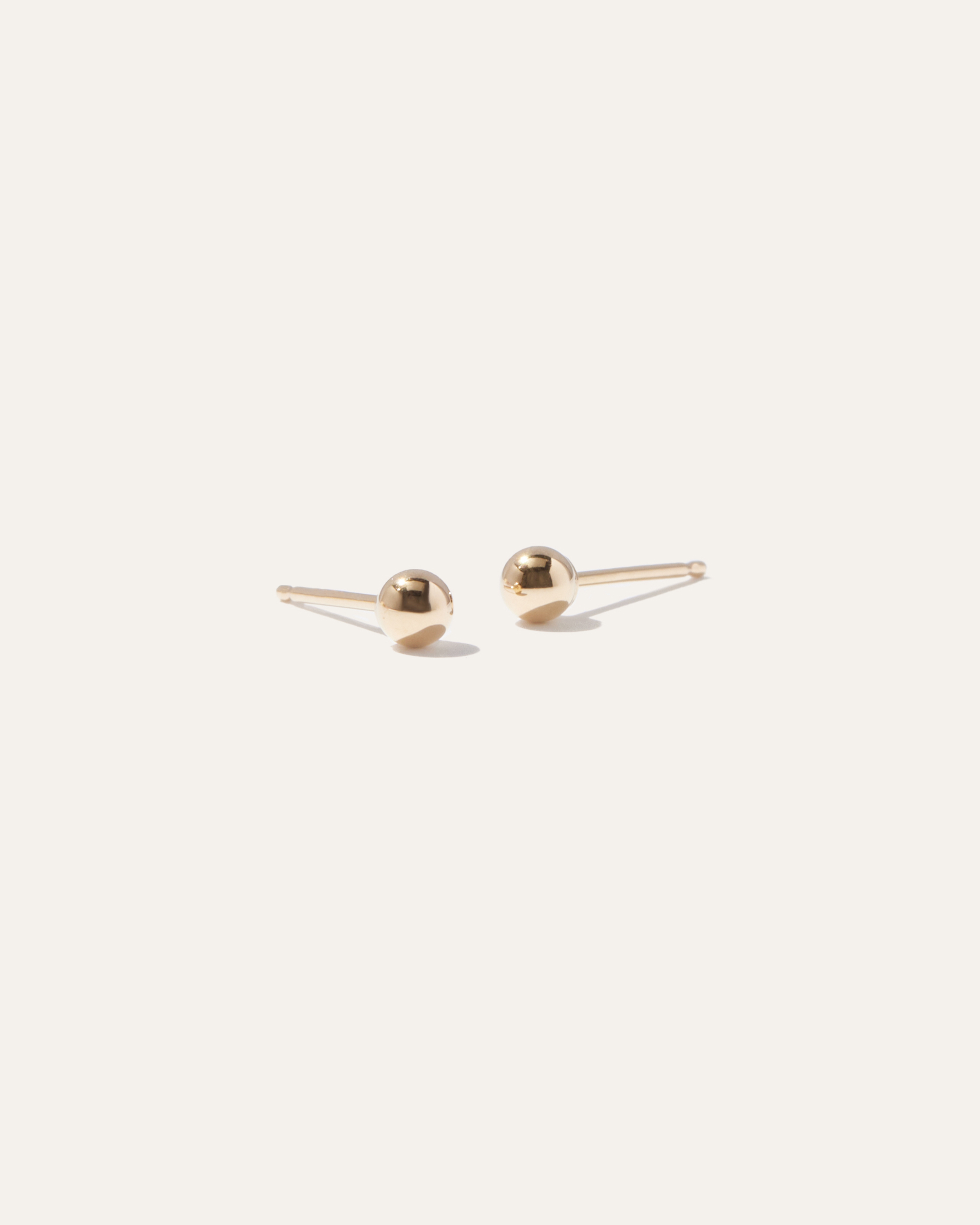 Vintage 14k gold ball selling stud earrings