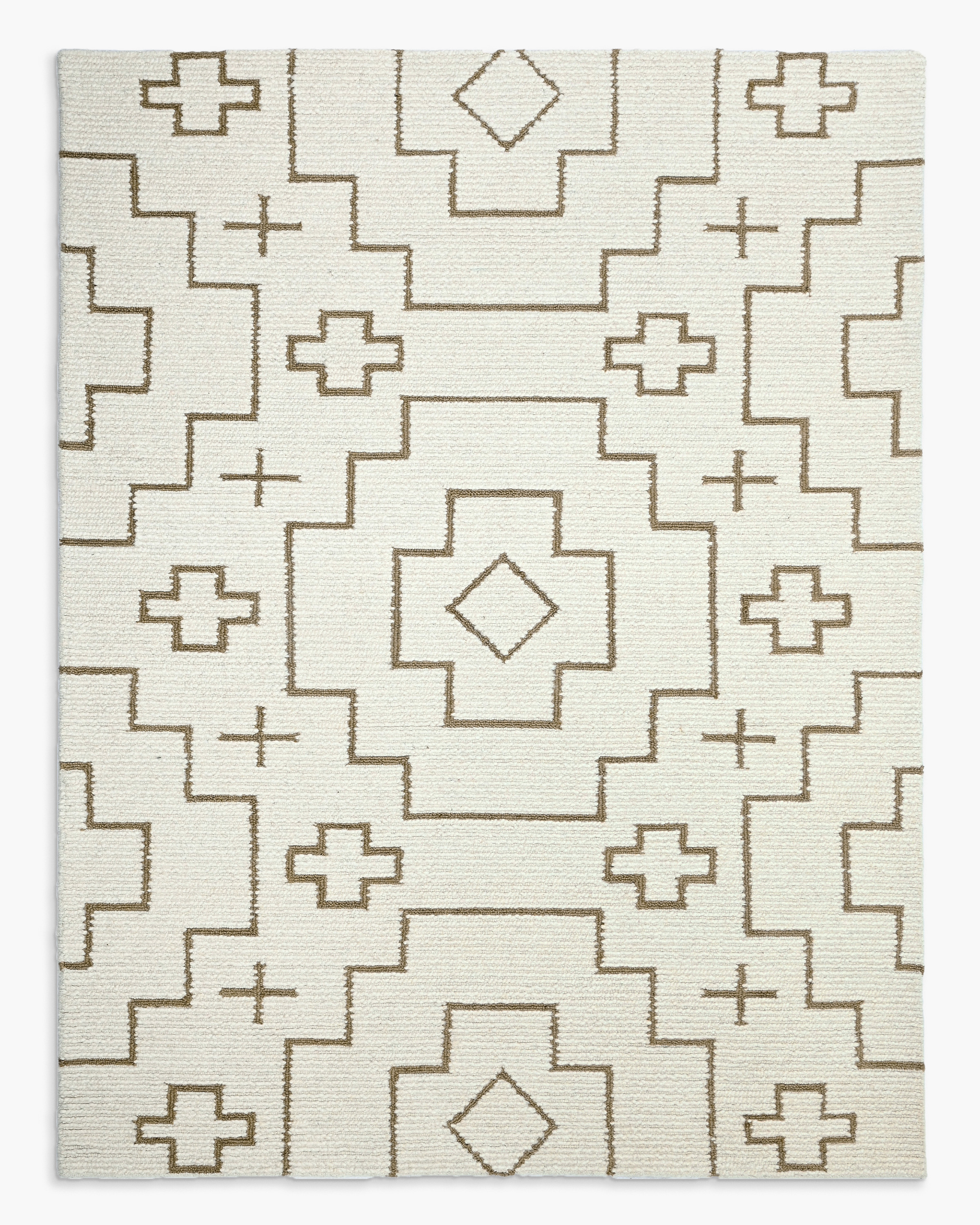 Quince Byron Tufted Wool And Jute Rug In Ivory/natural