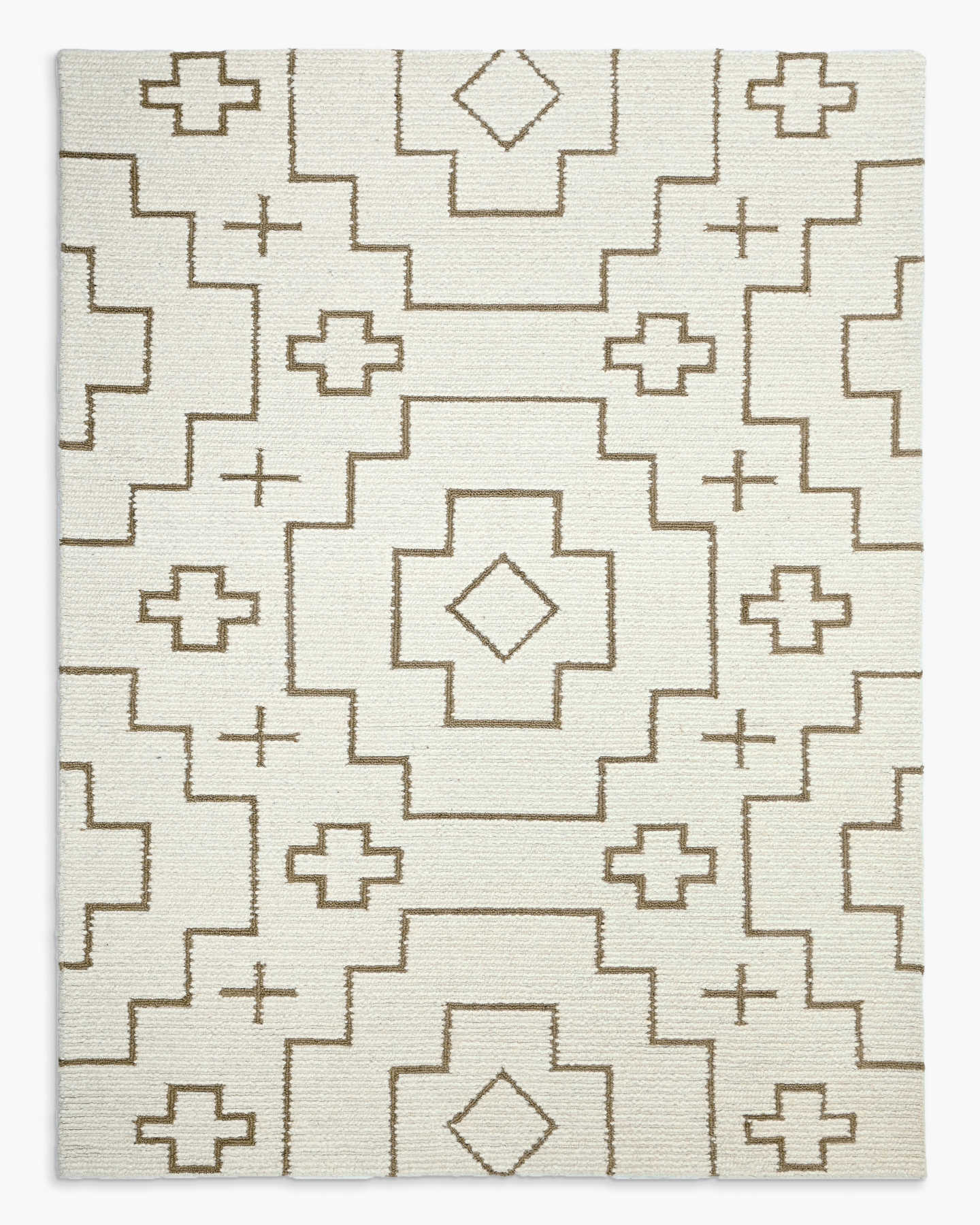 Byron Tufted Wool and Jute Rug - Ivory/Natural