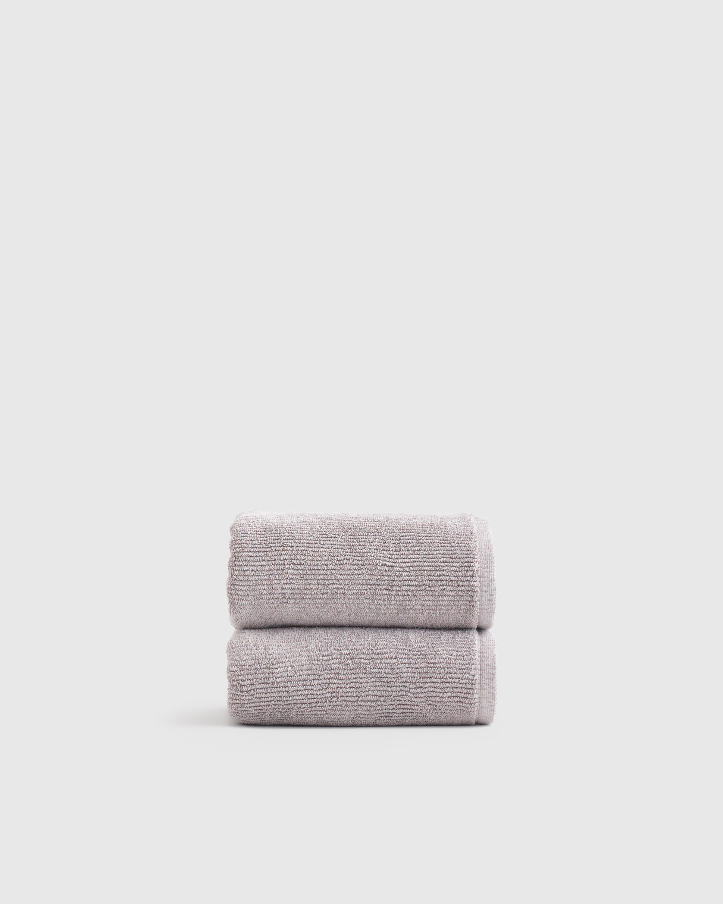 Turkish Ribbed Quick Dry Hand Towel (Set of 2)