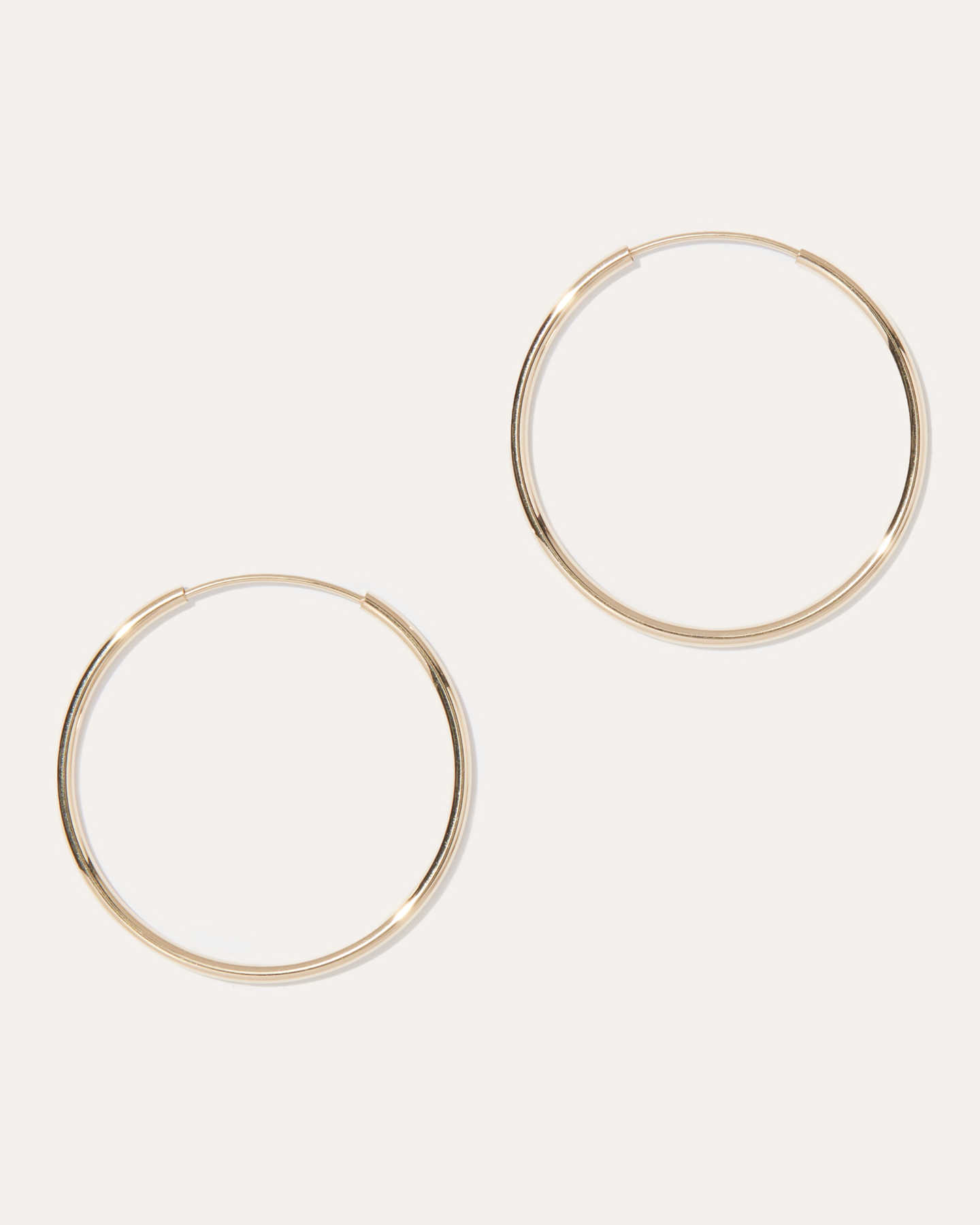 You May Also Like - 14k Gold Everyday 25mm Hoop Earrings - Yellow Gold