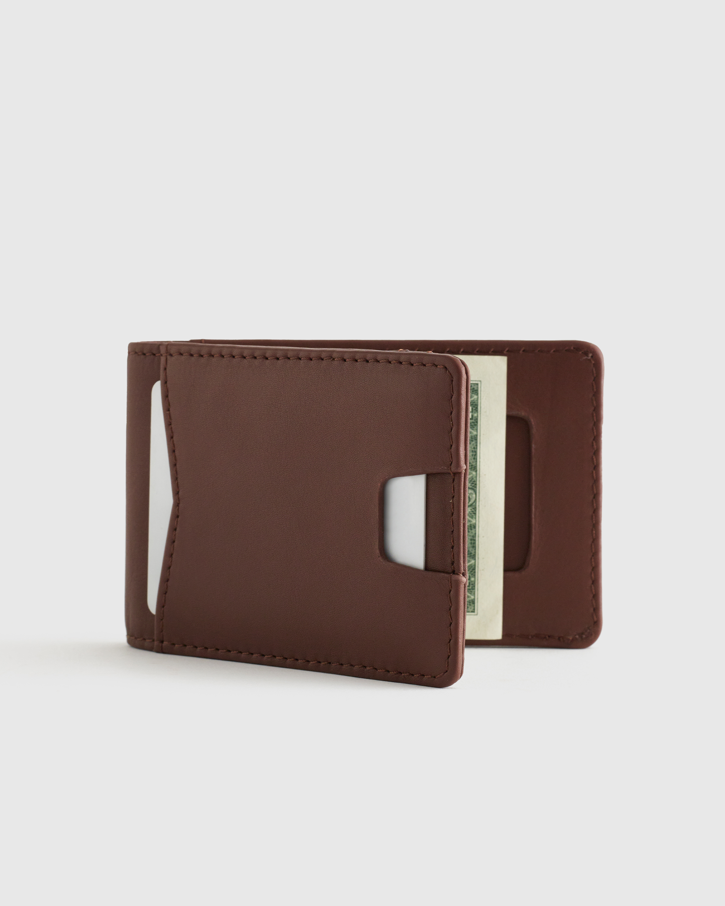 Italian Leather Money-Clip Wallet - thumbnail 3