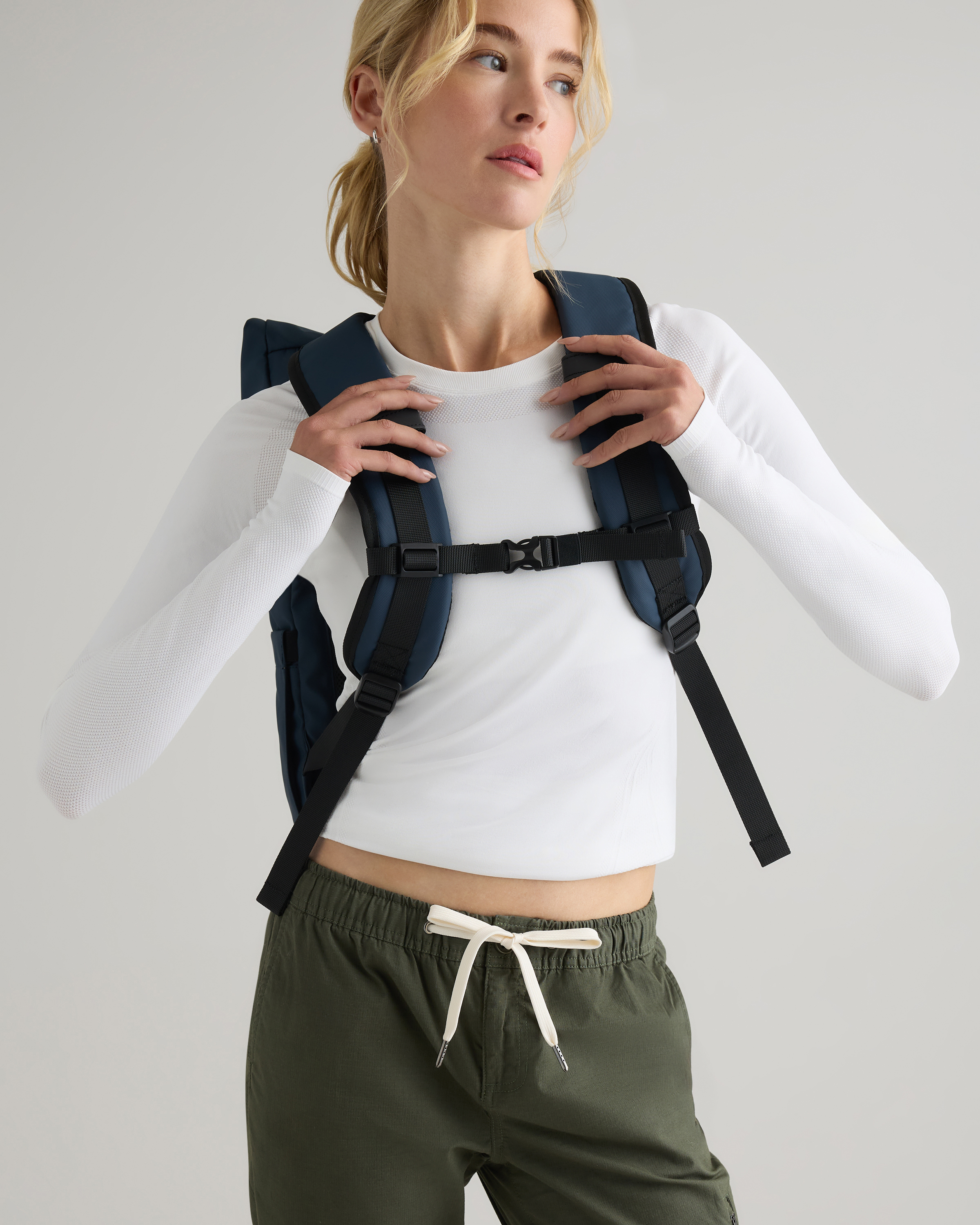 Weatherproof Roll-Top Backpack - thumbnail 4