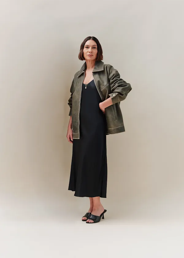 100% Washable Silk Slip Dress