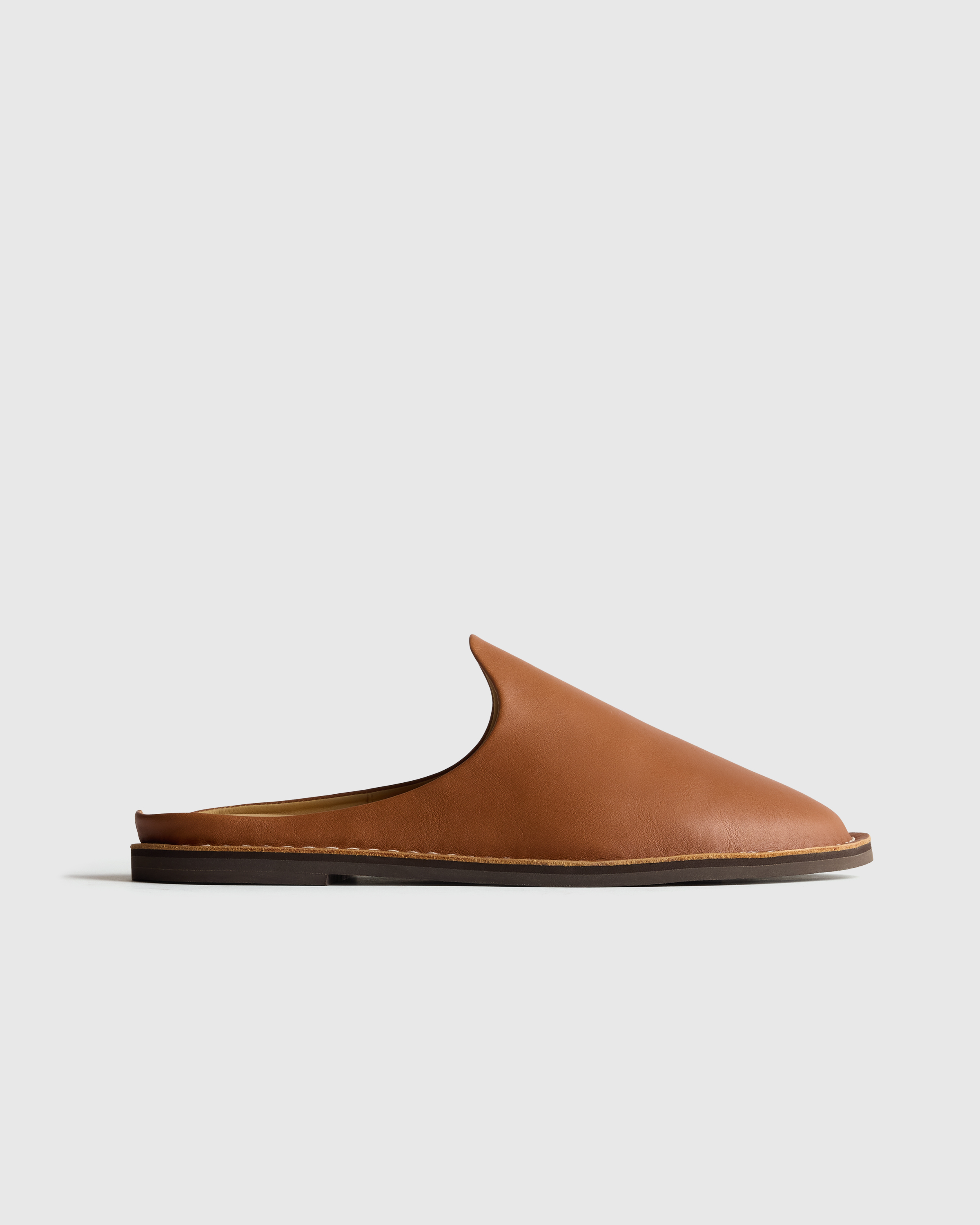 Dolce & Gabbana Men\'s Tan Leather Moc Toe Slip On Mules Brunello Cucinelli Tan Suede Horse-Bit Loafers – Bluefly main image 3