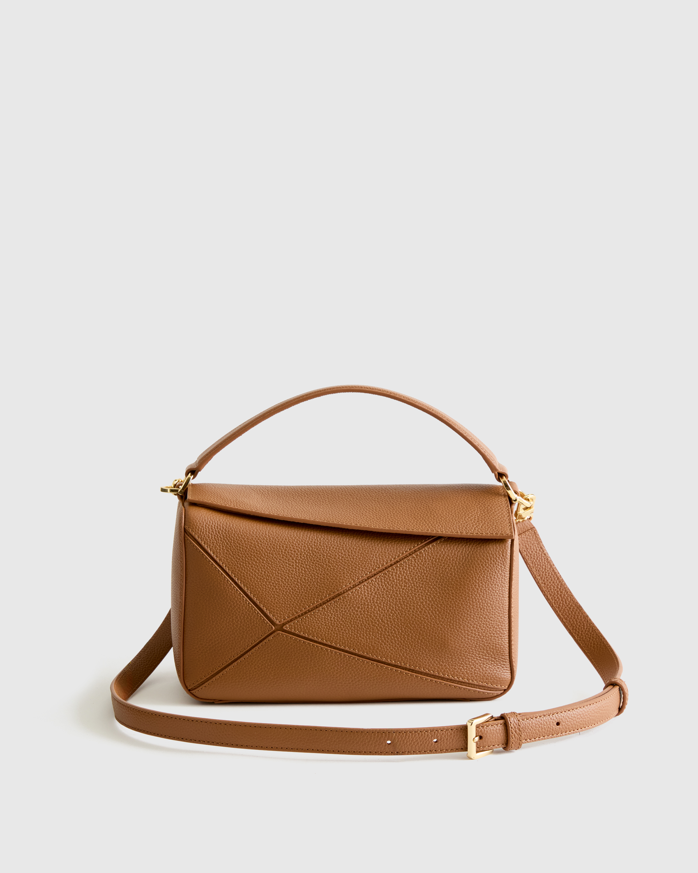 Italian Leather Patchwork Crossbody