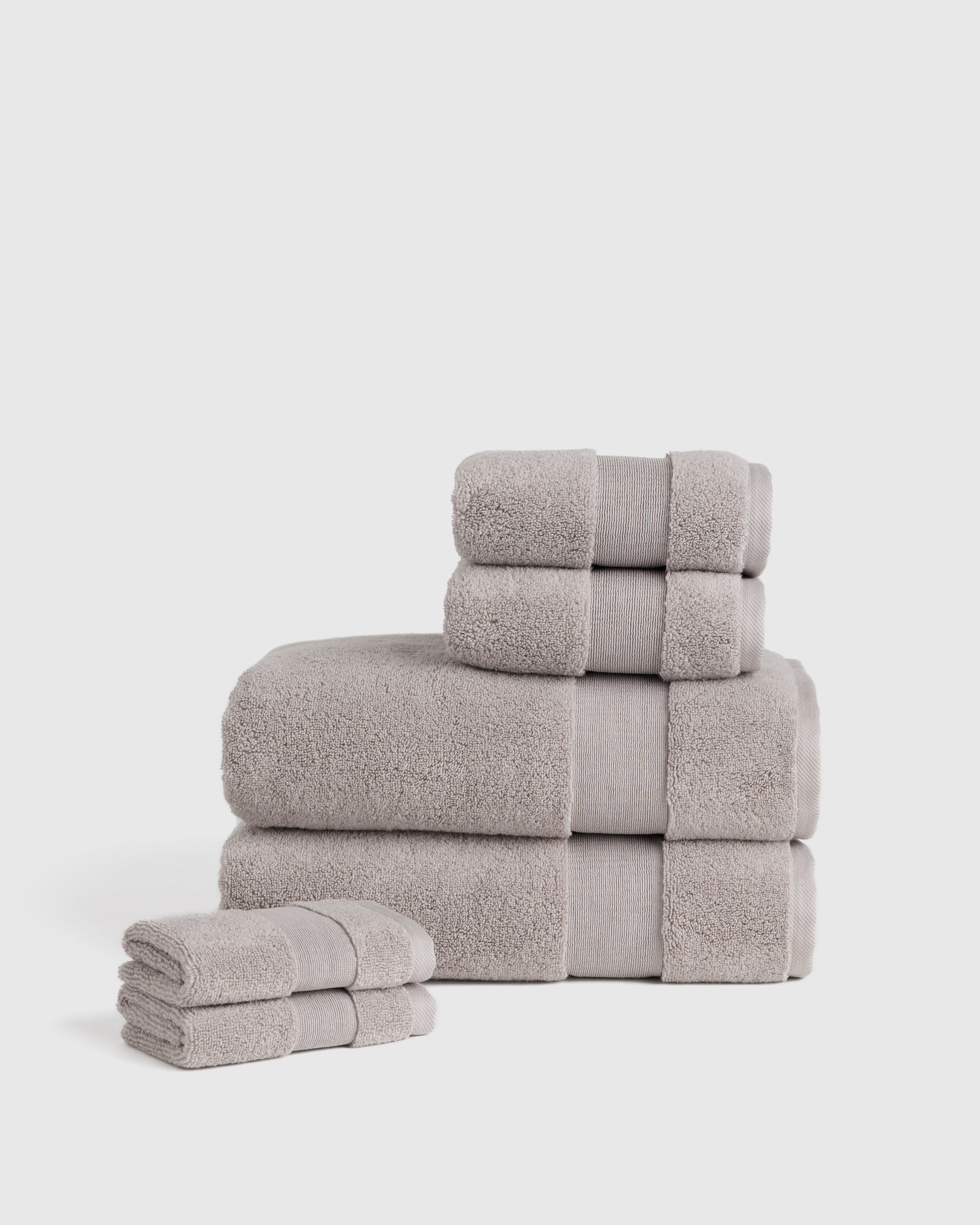Quince Classic Bath Towel Bundle In Grey