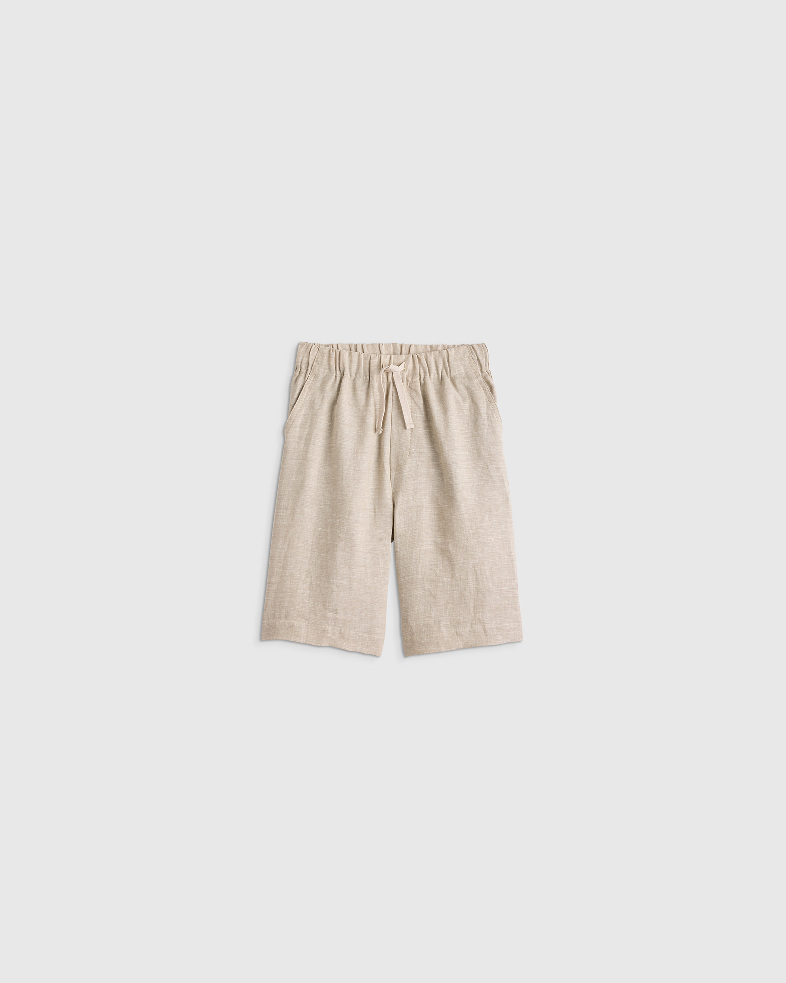 100% European Linen Pull-On Shorts