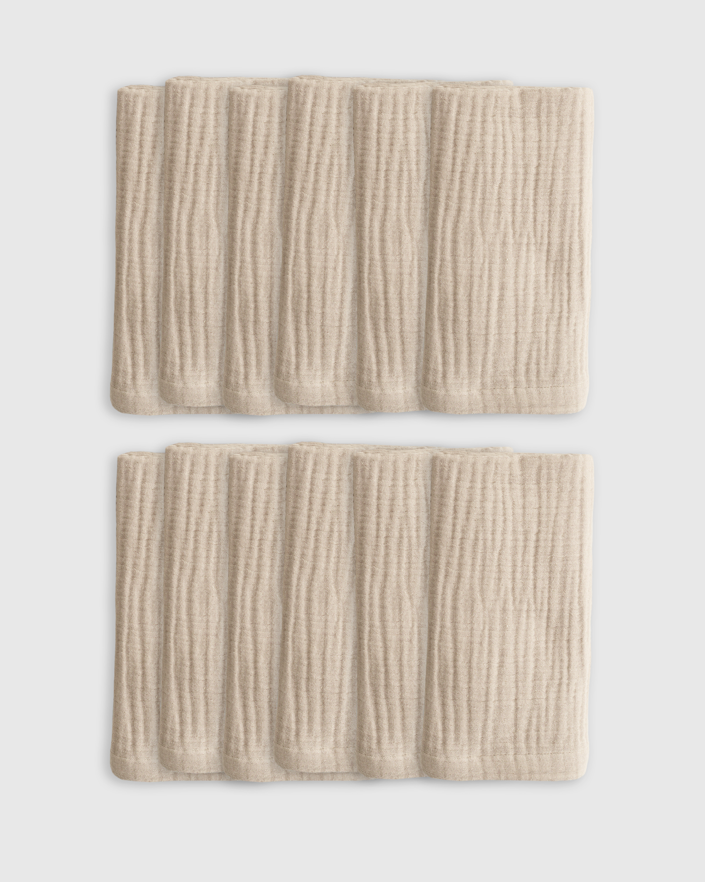 Organic Airy Gauze Napkins (Set of 12)