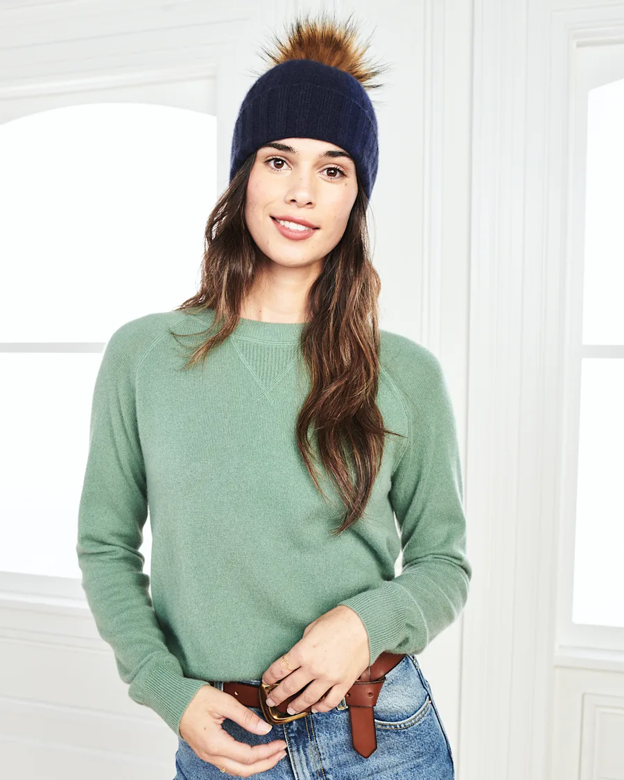 QUINCE W-HAT-1-NVY 1033
