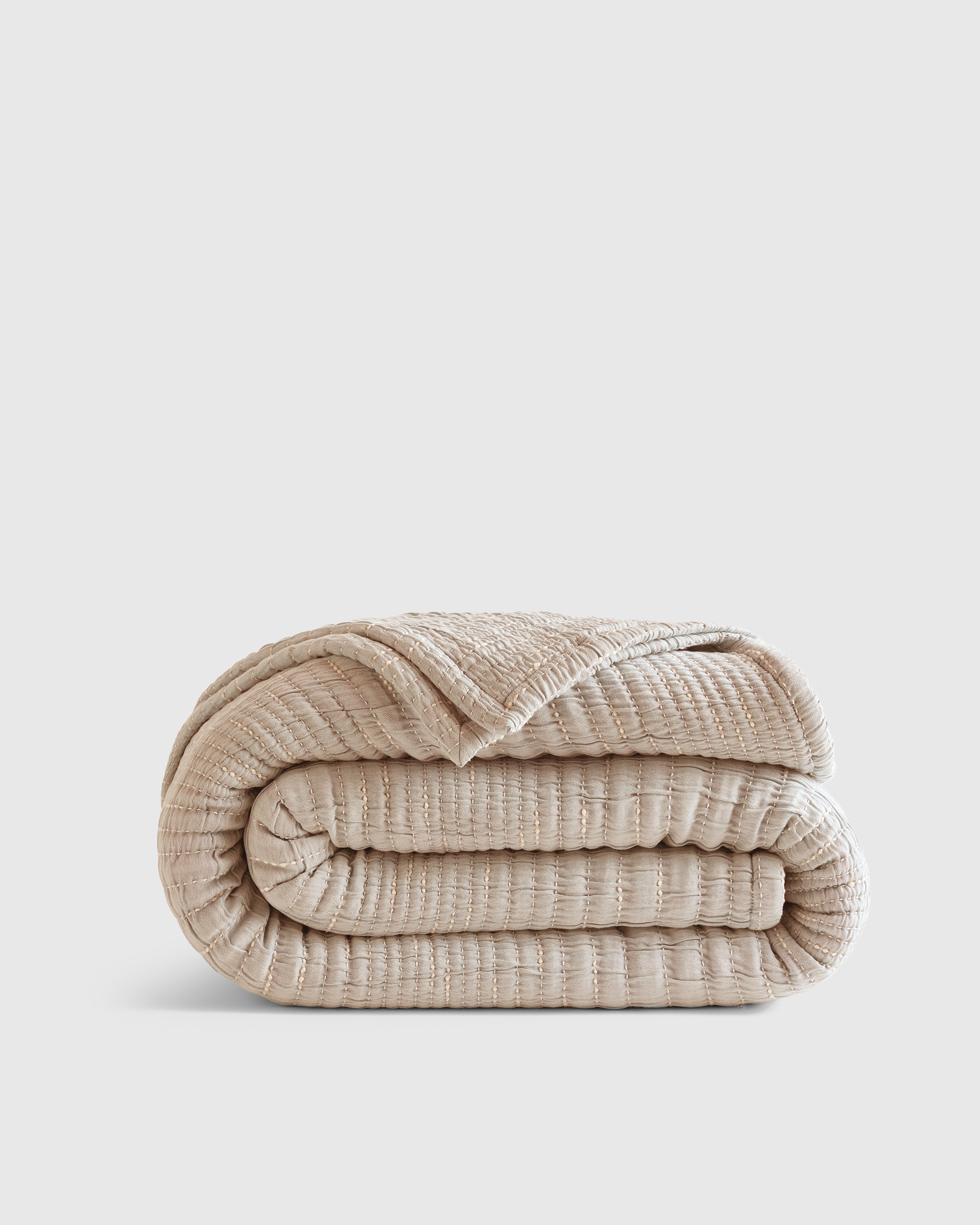 Organic Cotton Channel Quilt (Twin) by Quince