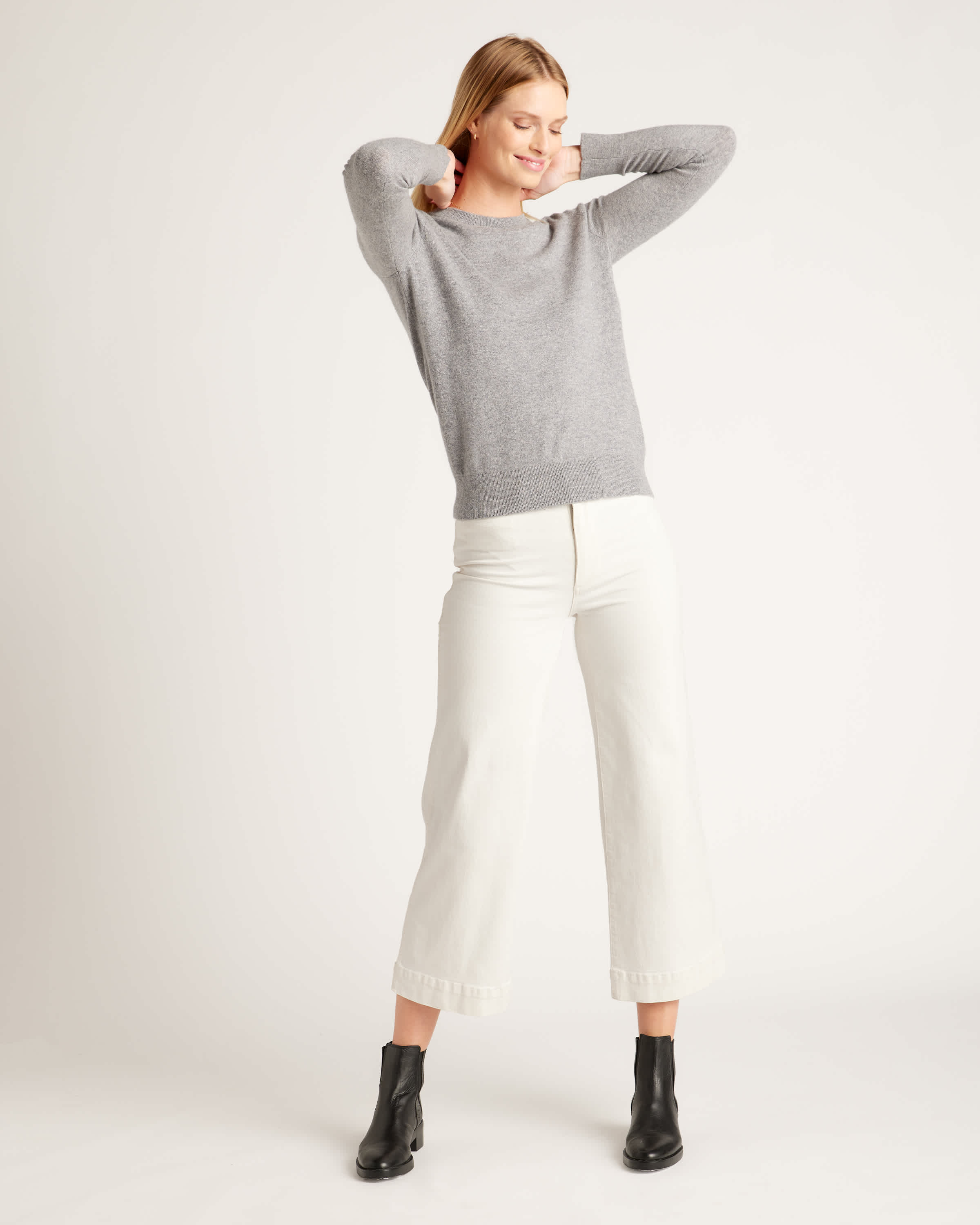 quince cashmere joggers