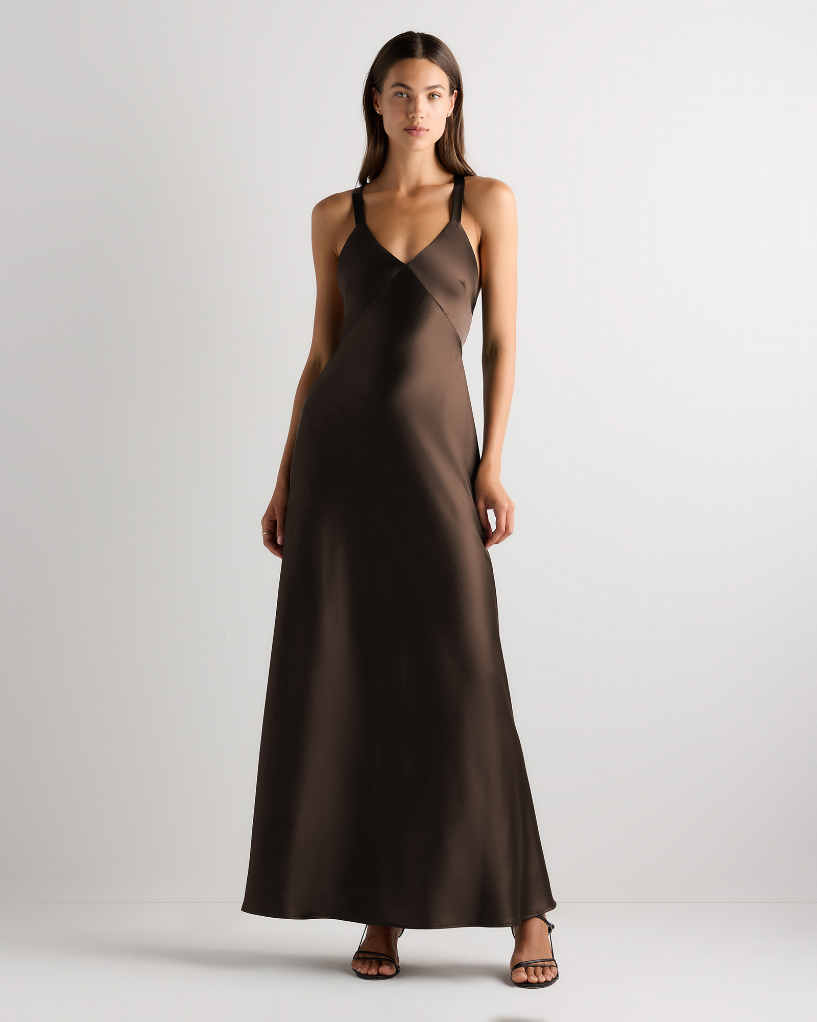 Bianca Stretch Satin Dress