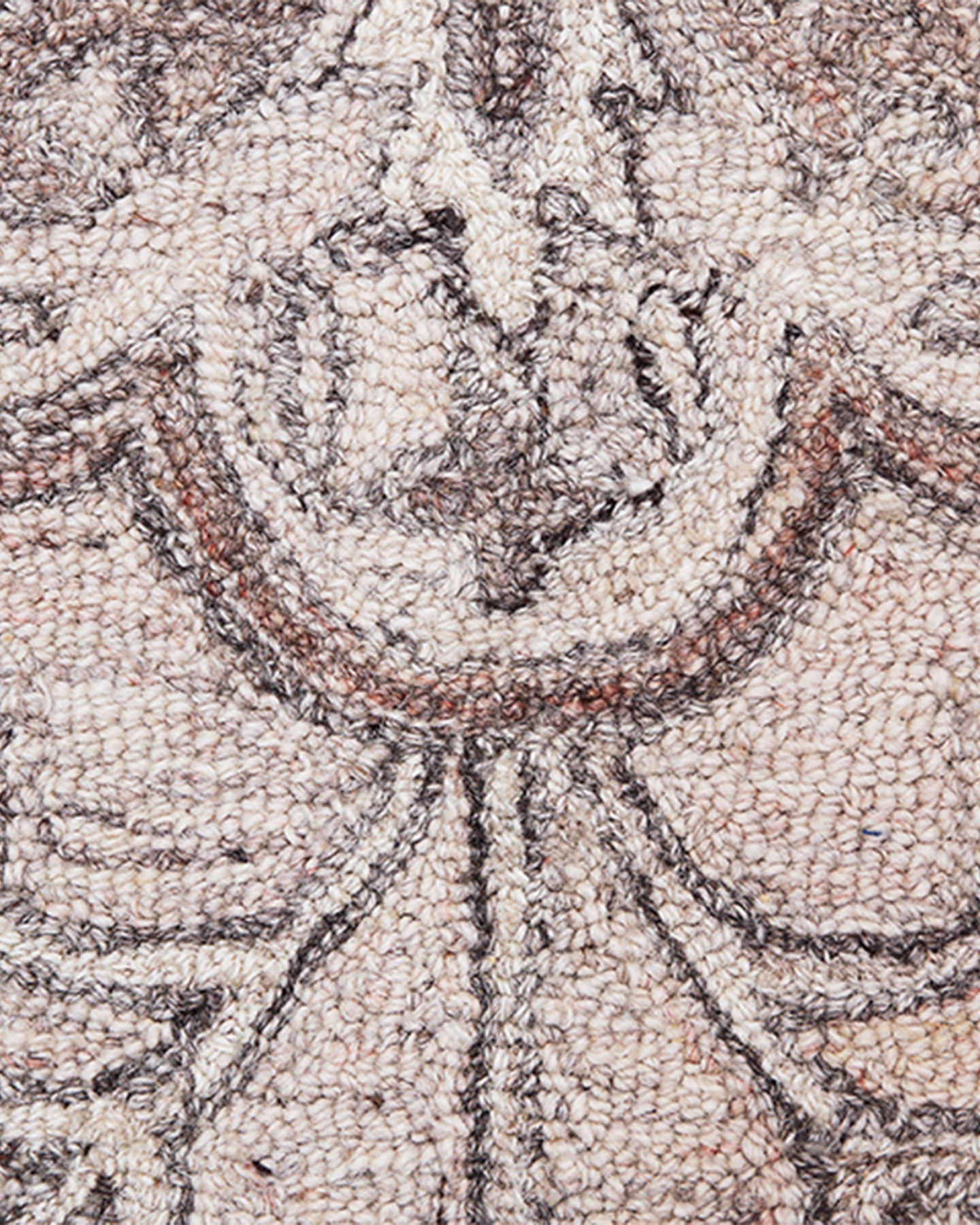 Juliet Tufted Wool Rug - Natural/Pink - 2 - Thumbnail