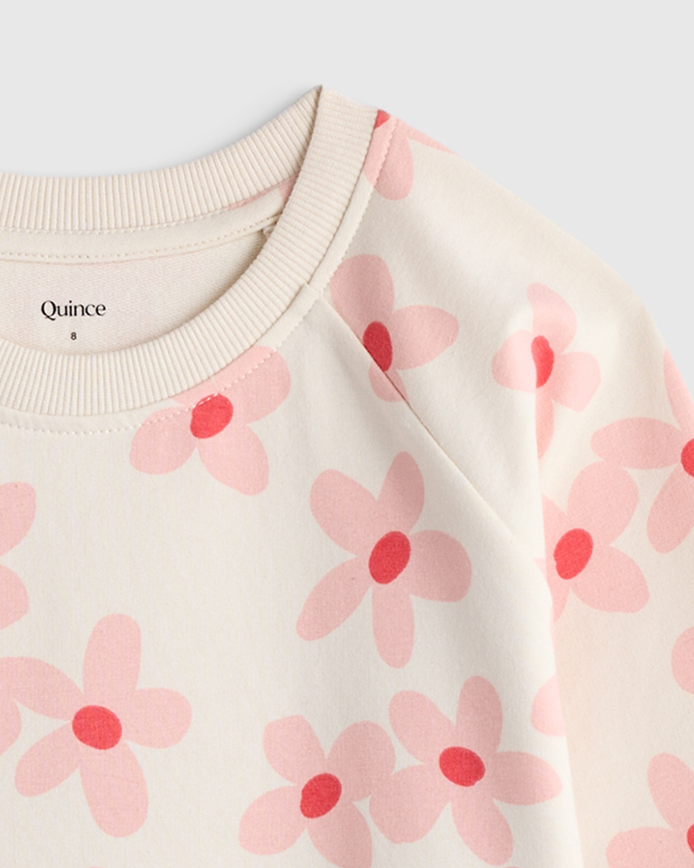 Organic Cotton French Terry Crew Neck Sweatshirt - Kid - thumbnail 2