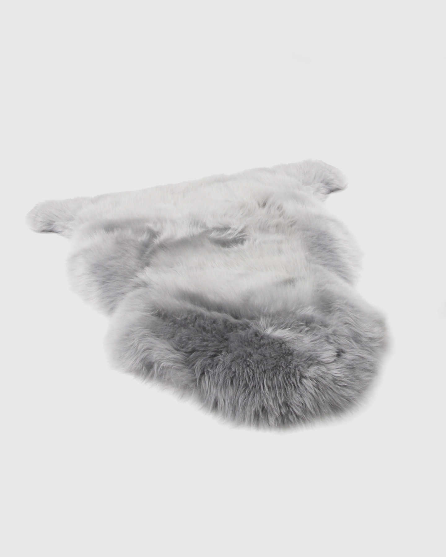 Australian Single Sheepskin Rug - Grey
