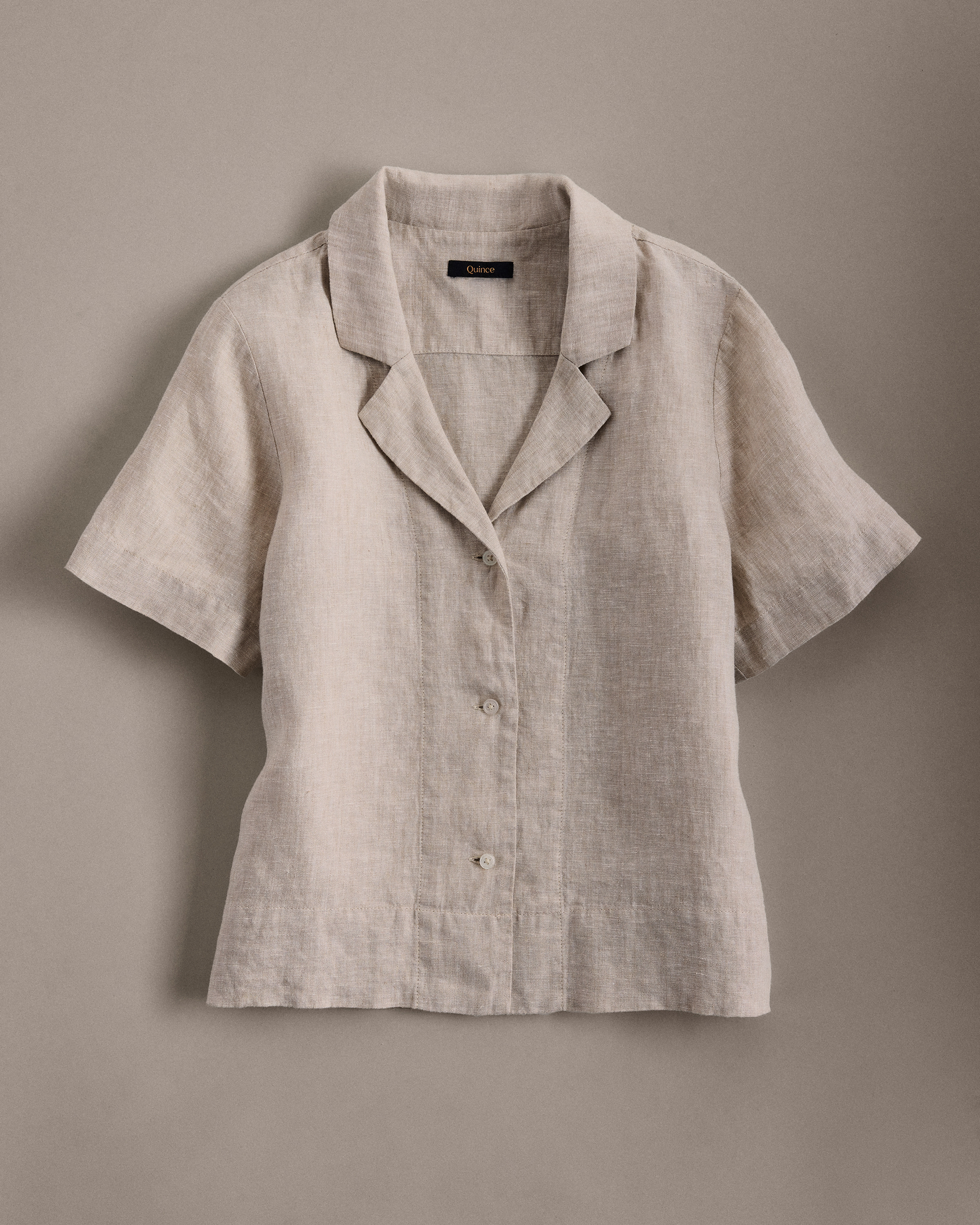 100% European Linen Short Sleeve Shirt